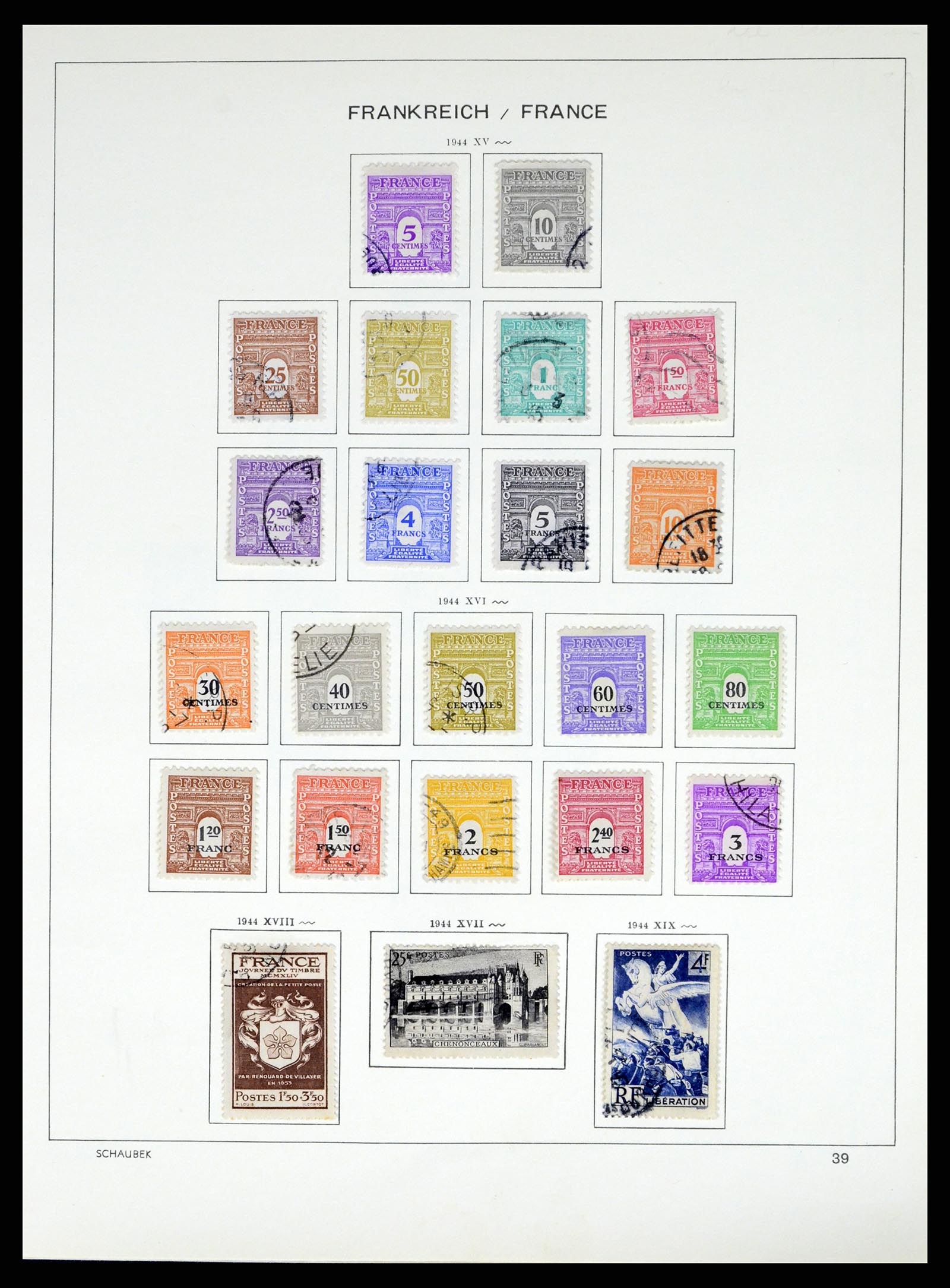 37355 052 - Stamp collection 37355 France 1849-1985.