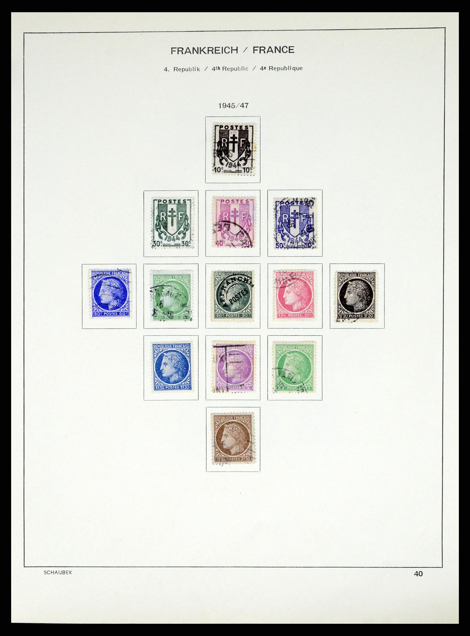 37355 053 - Stamp collection 37355 France 1849-1985.