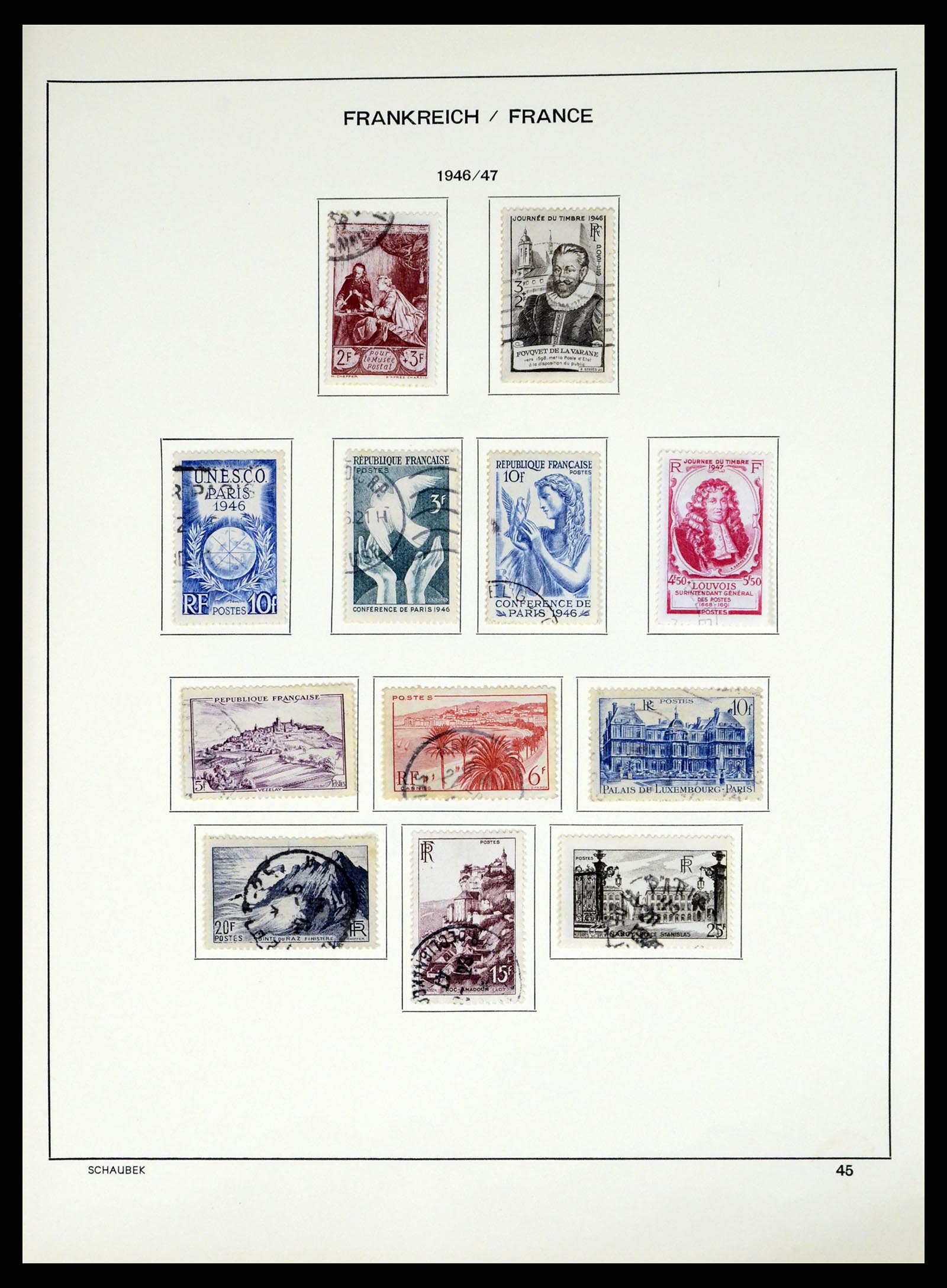 37355 059 - Stamp collection 37355 France 1849-1985.