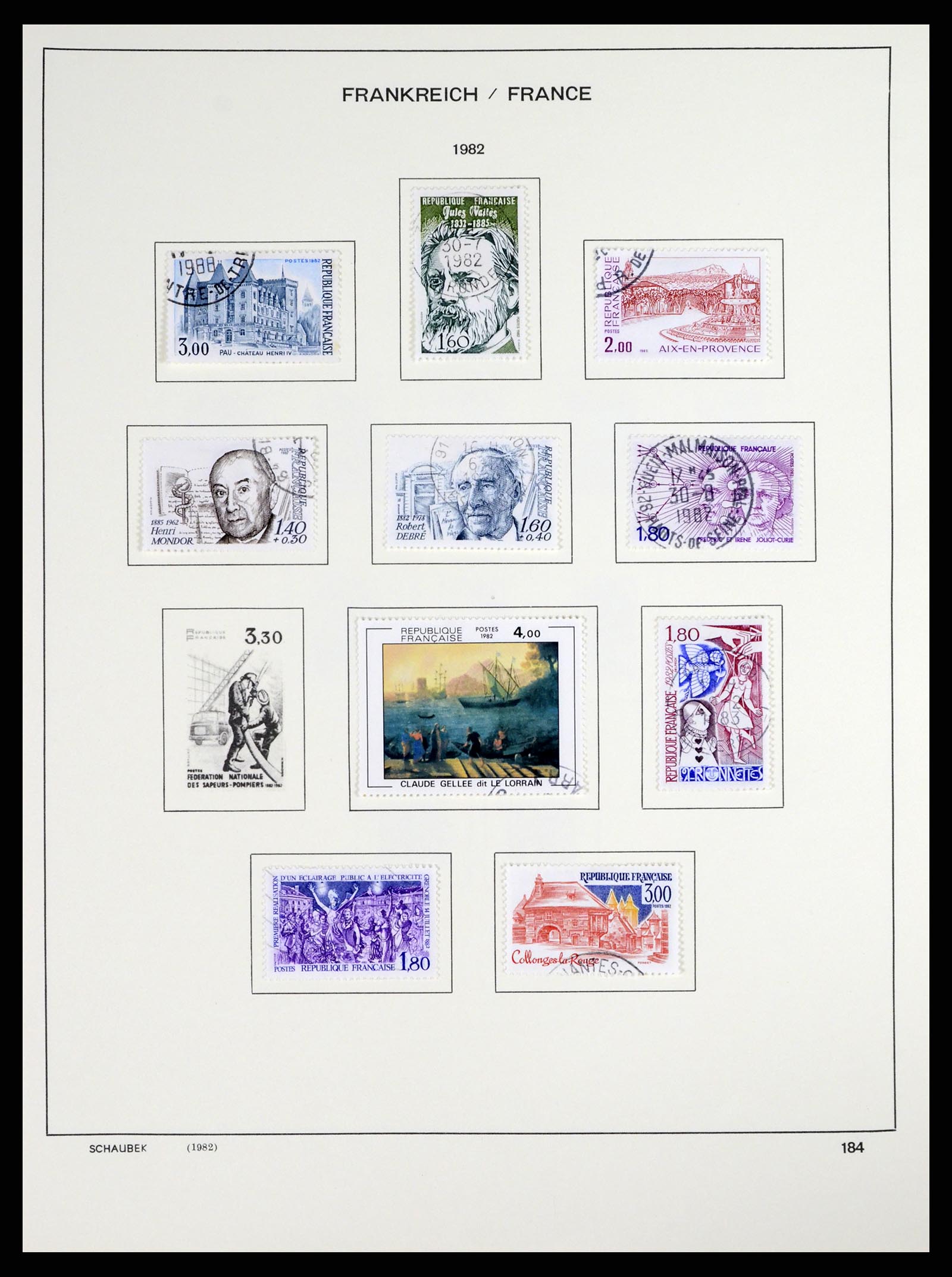 37355 201 - Stamp collection 37355 France 1849-1985.