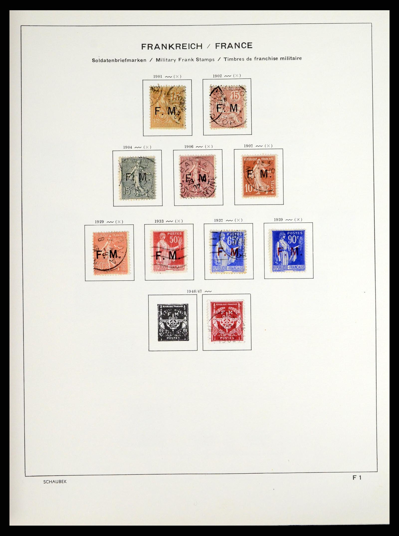 37355 209 - Stamp collection 37355 France 1849-1985.