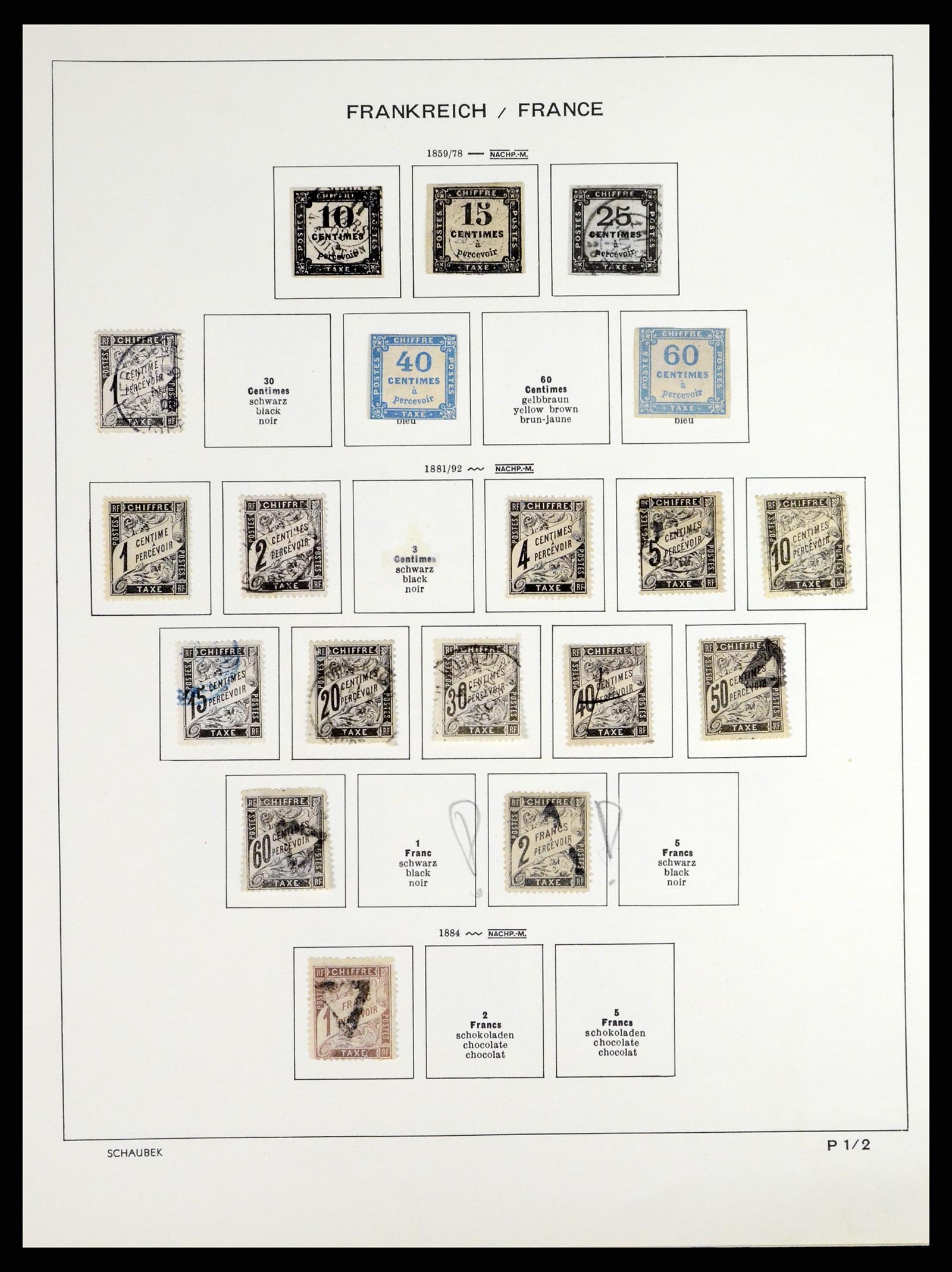 37355 210 - Stamp collection 37355 France 1849-1985.