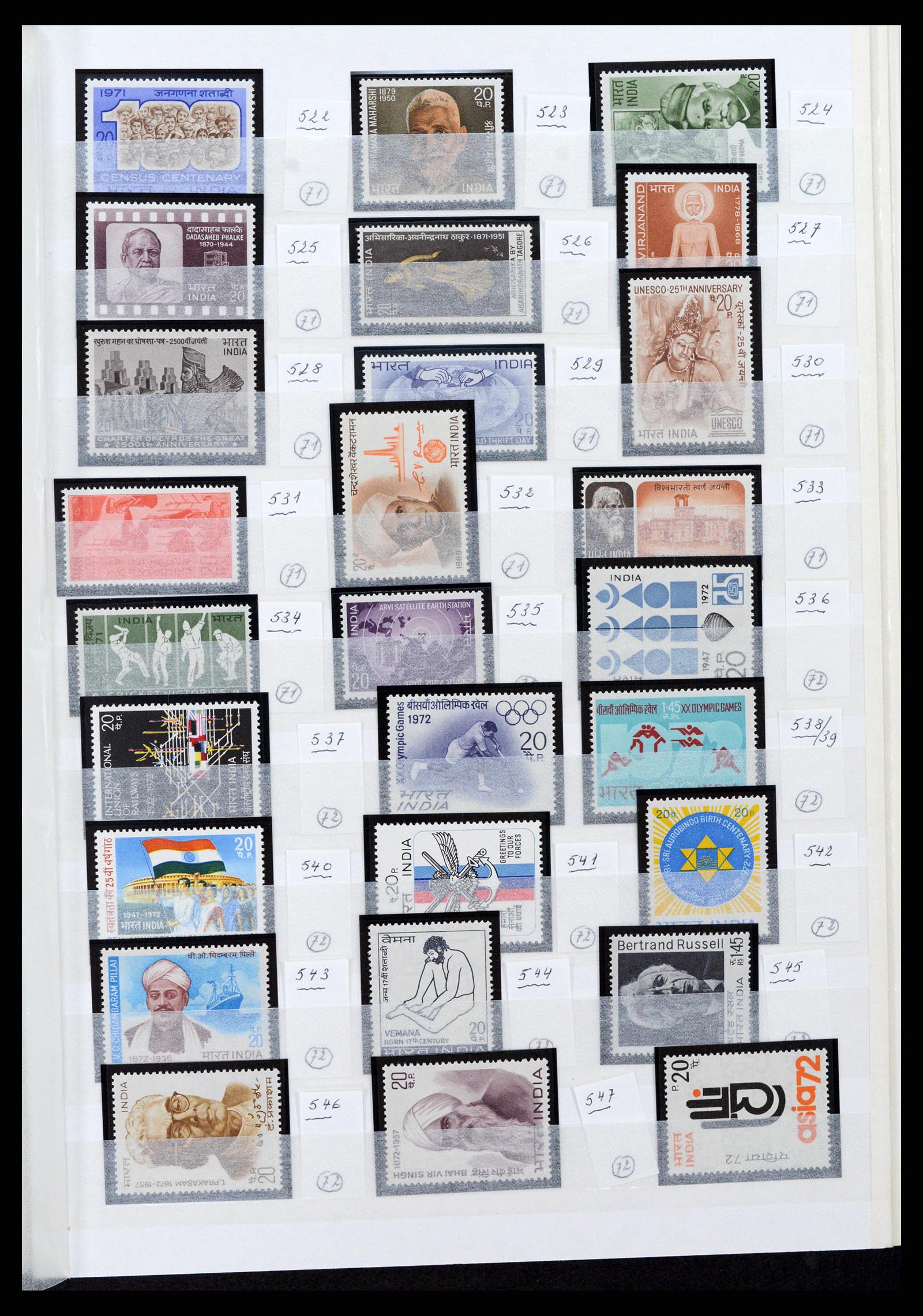 37356 009 - Postzegelverzameling 37356 India 1961-2014.