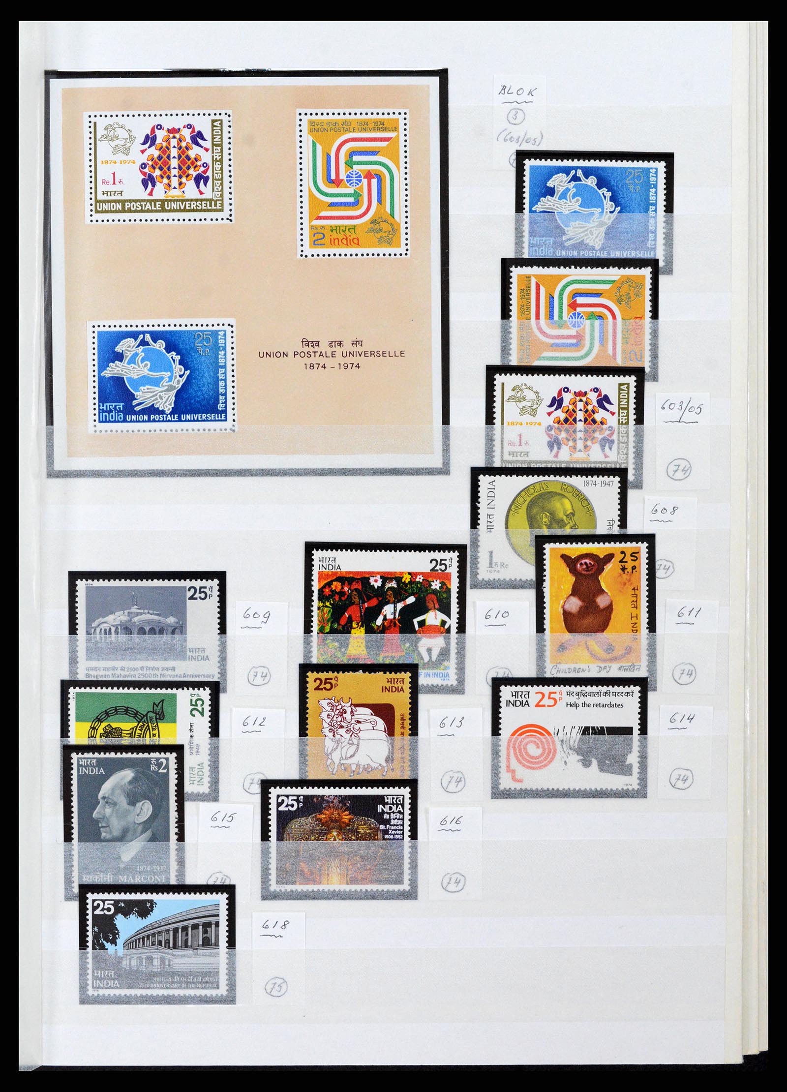 37356 013 - Postzegelverzameling 37356 India 1961-2014.