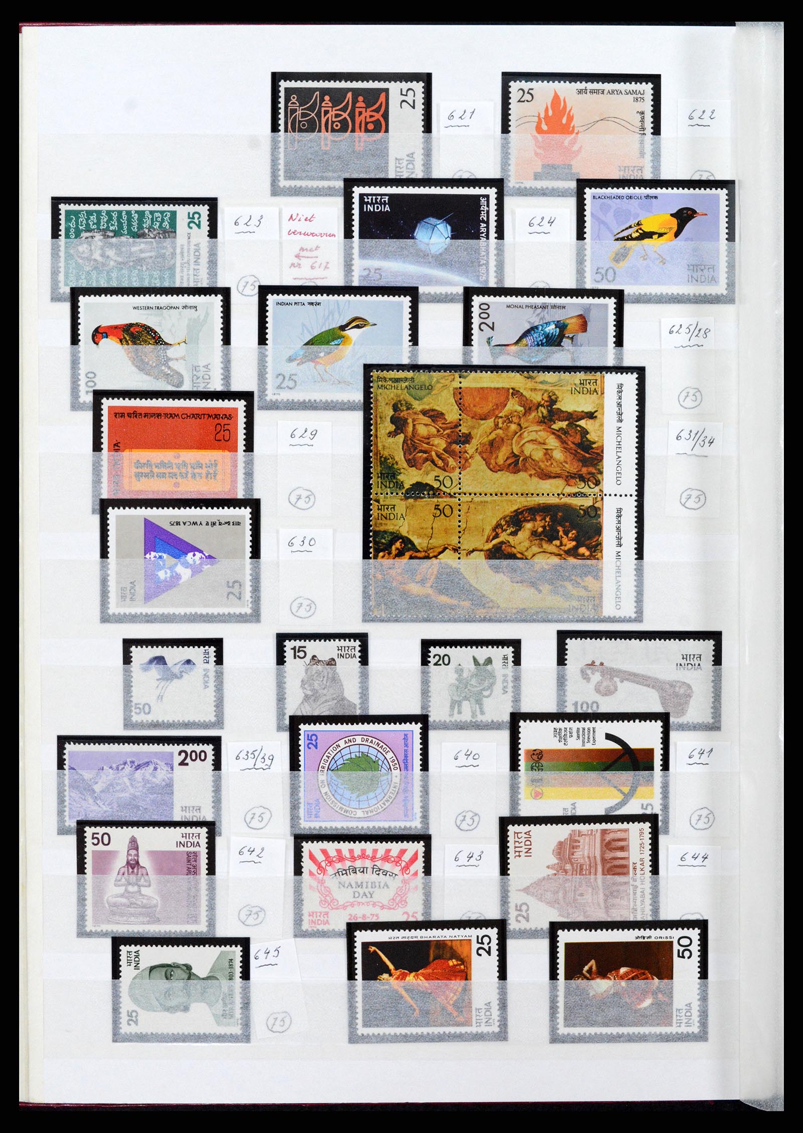 37356 014 - Postzegelverzameling 37356 India 1961-2014.