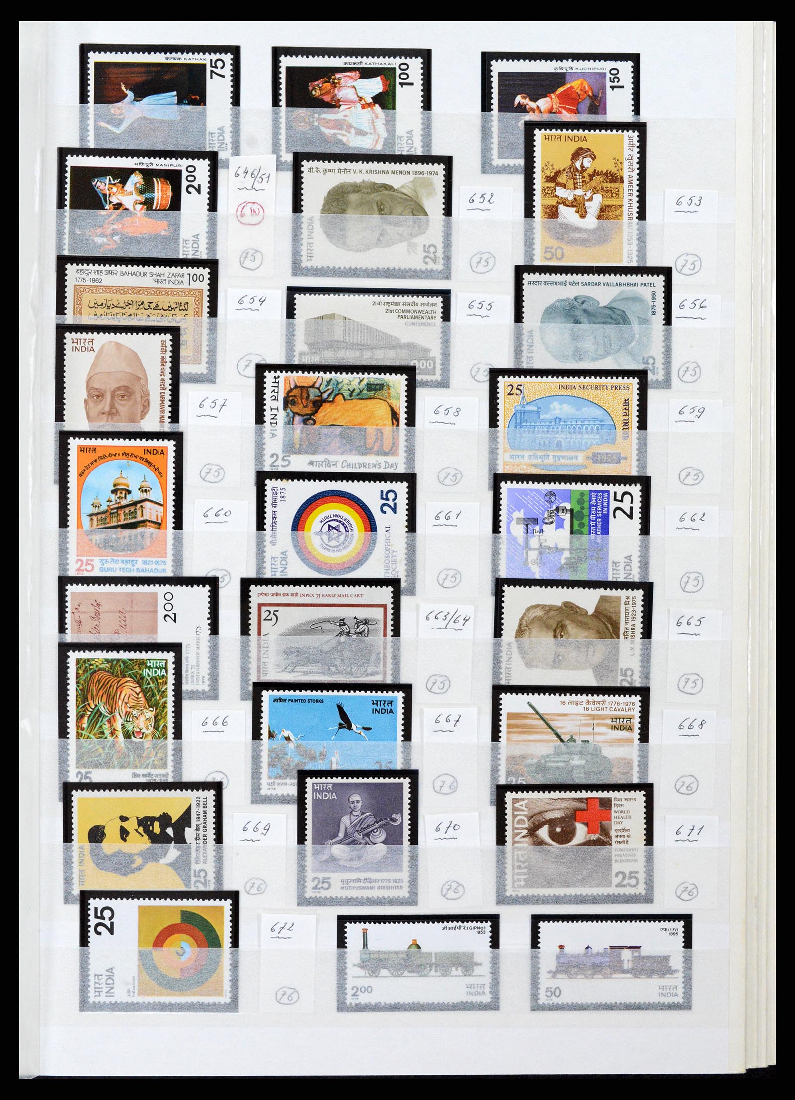 37356 015 - Stamp collection 37356 India 1961-2014.