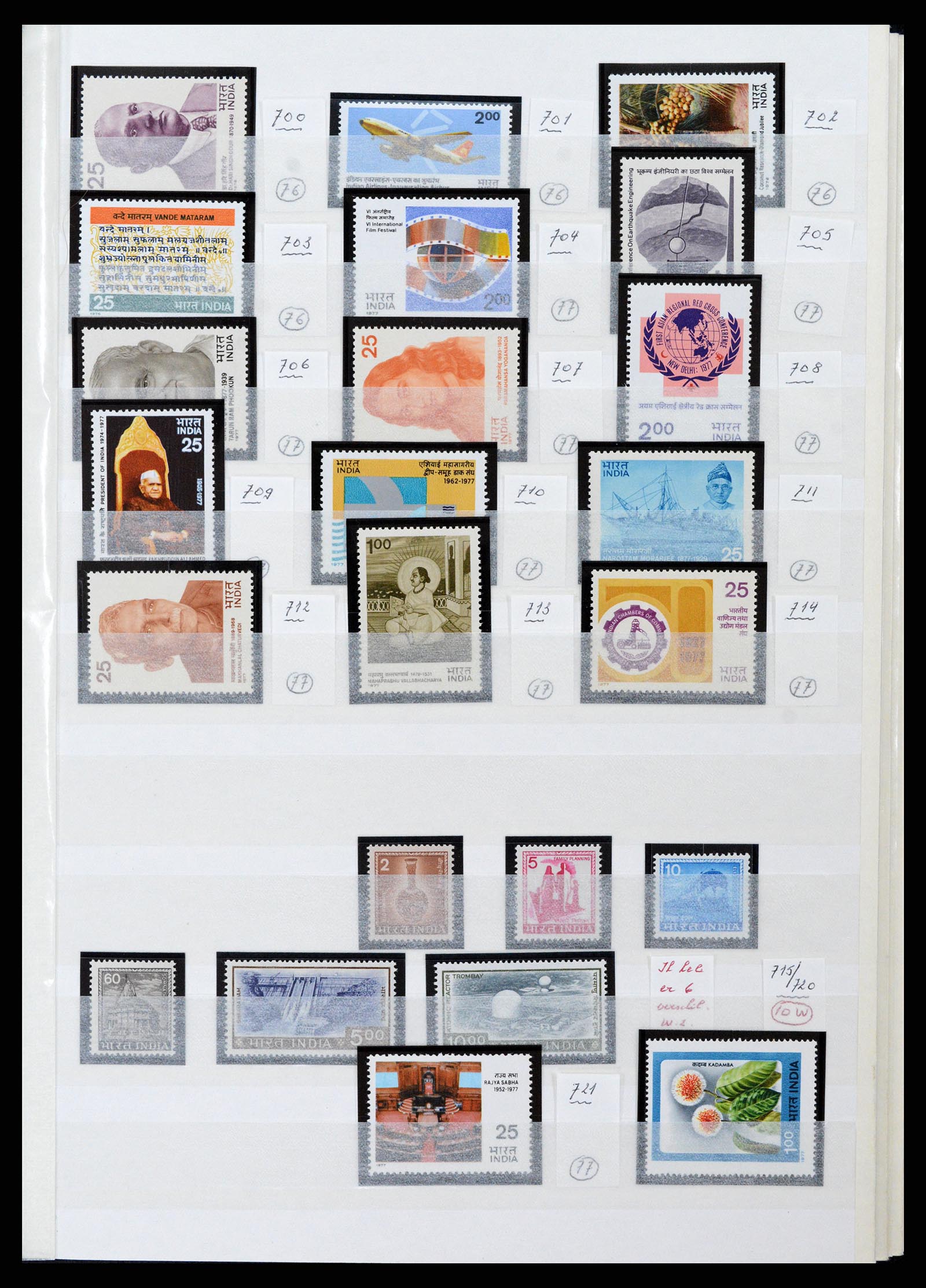 37356 017 - Postzegelverzameling 37356 India 1961-2014.