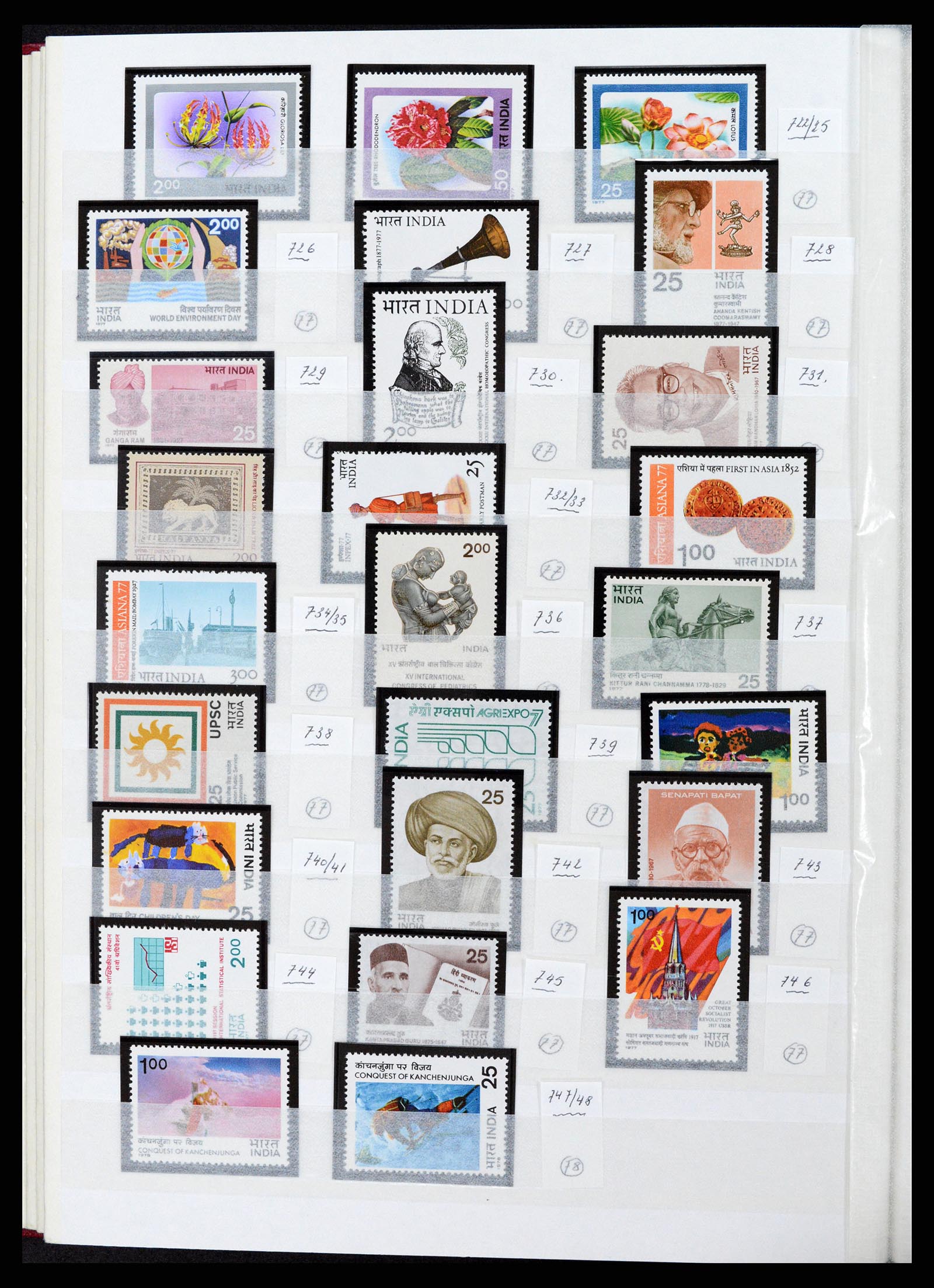 37356 018 - Postzegelverzameling 37356 India 1961-2014.