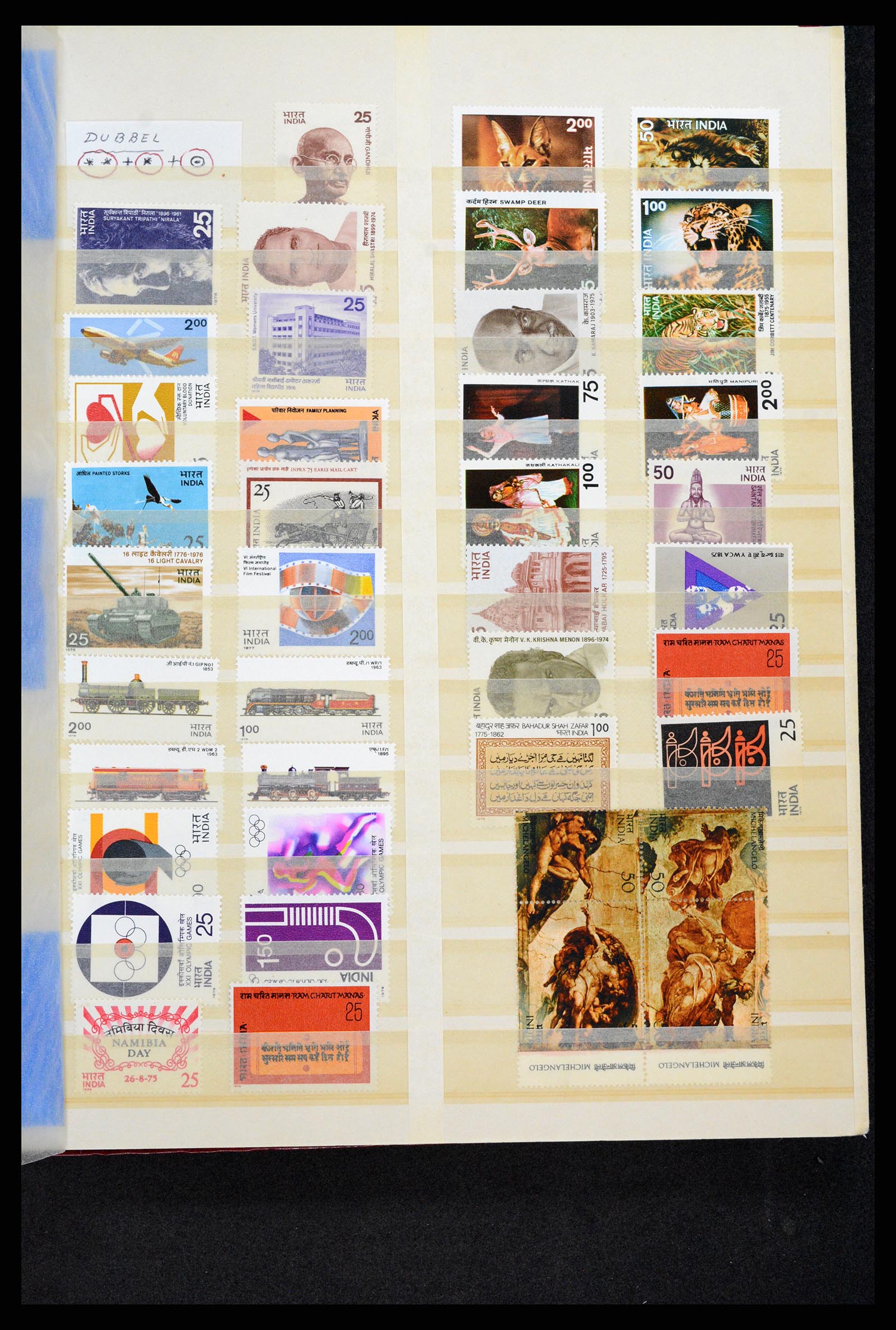 37356 061 - Postzegelverzameling 37356 India 1961-2014.