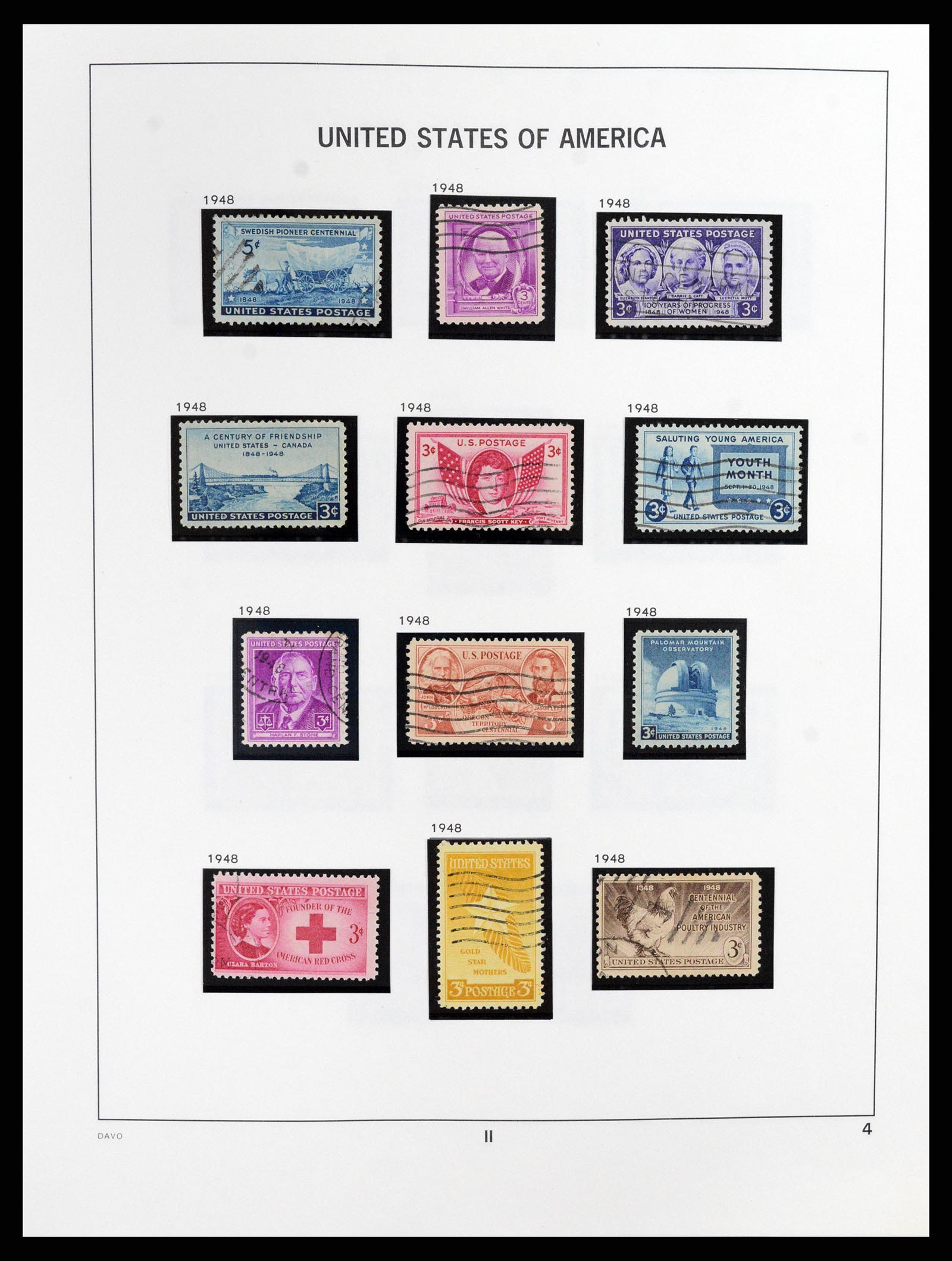 37357 004 - Stamp collection 37357 USA 1945-2009.