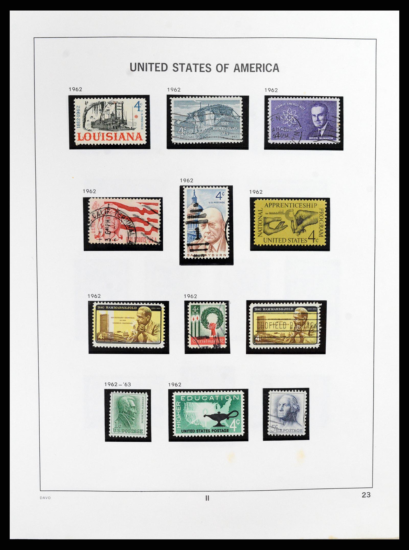 37357 023 - Stamp collection 37357 USA 1945-2009.