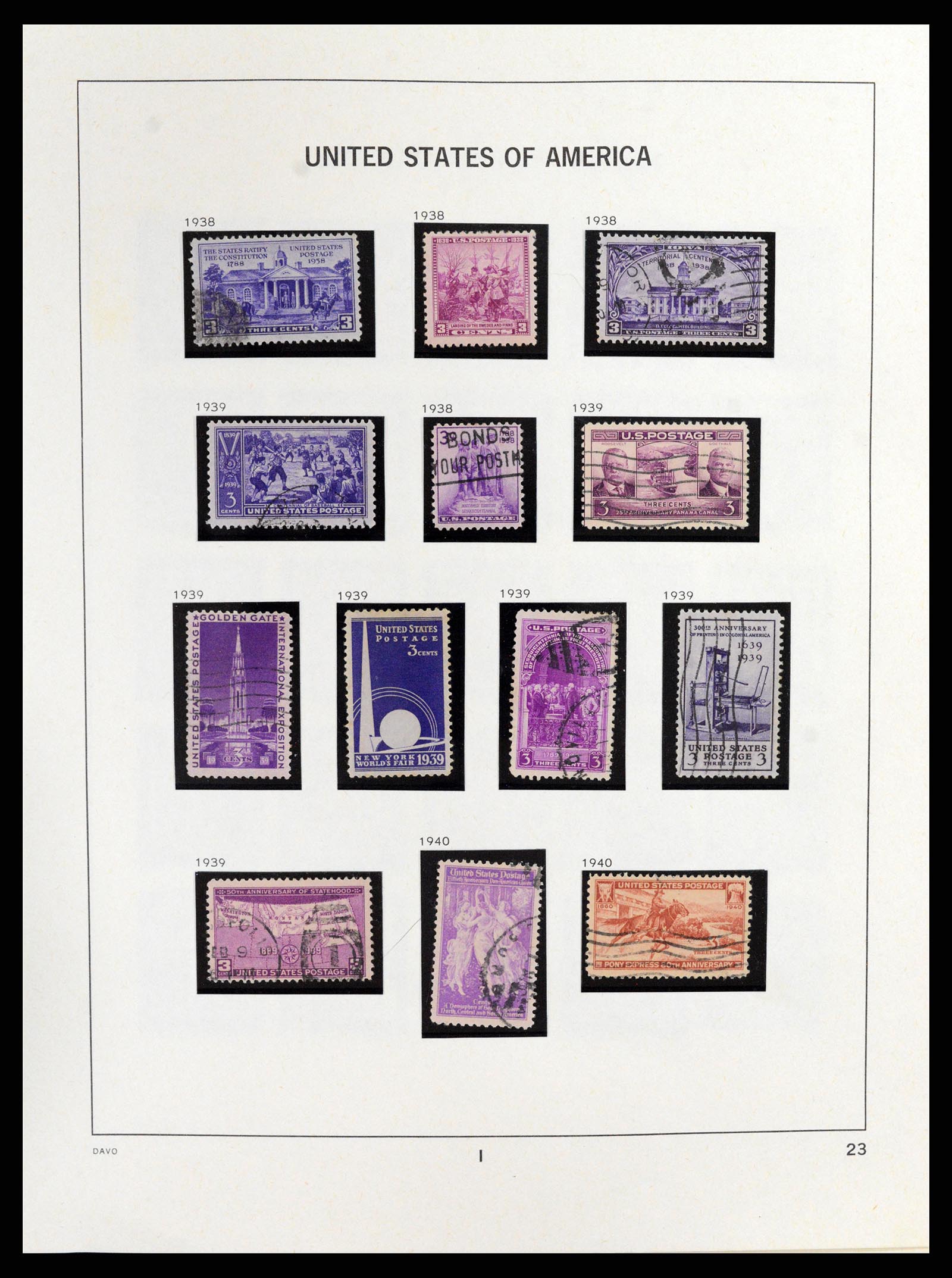 37357 024 - Stamp collection 37357 USA 1945-2009.