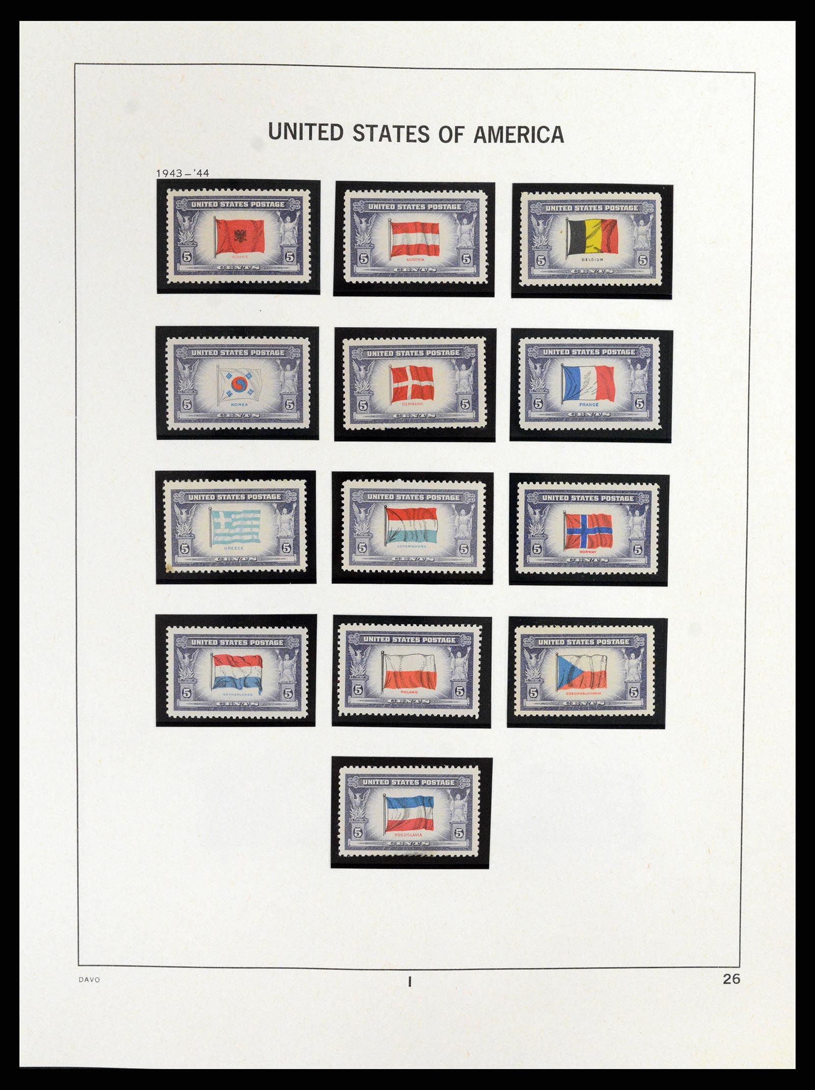 37357 027 - Stamp collection 37357 USA 1945-2009.