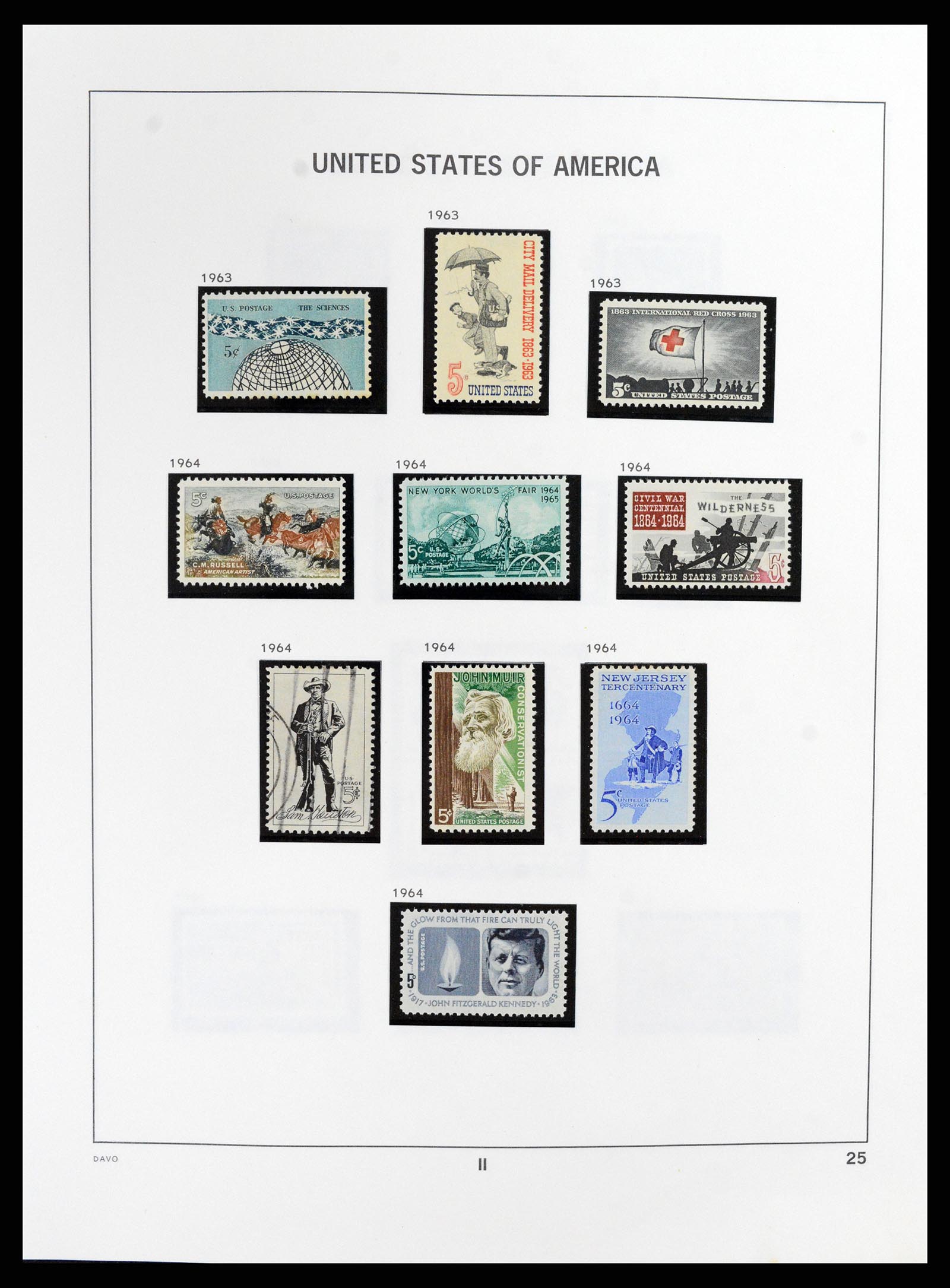 37357 029 - Stamp collection 37357 USA 1945-2009.