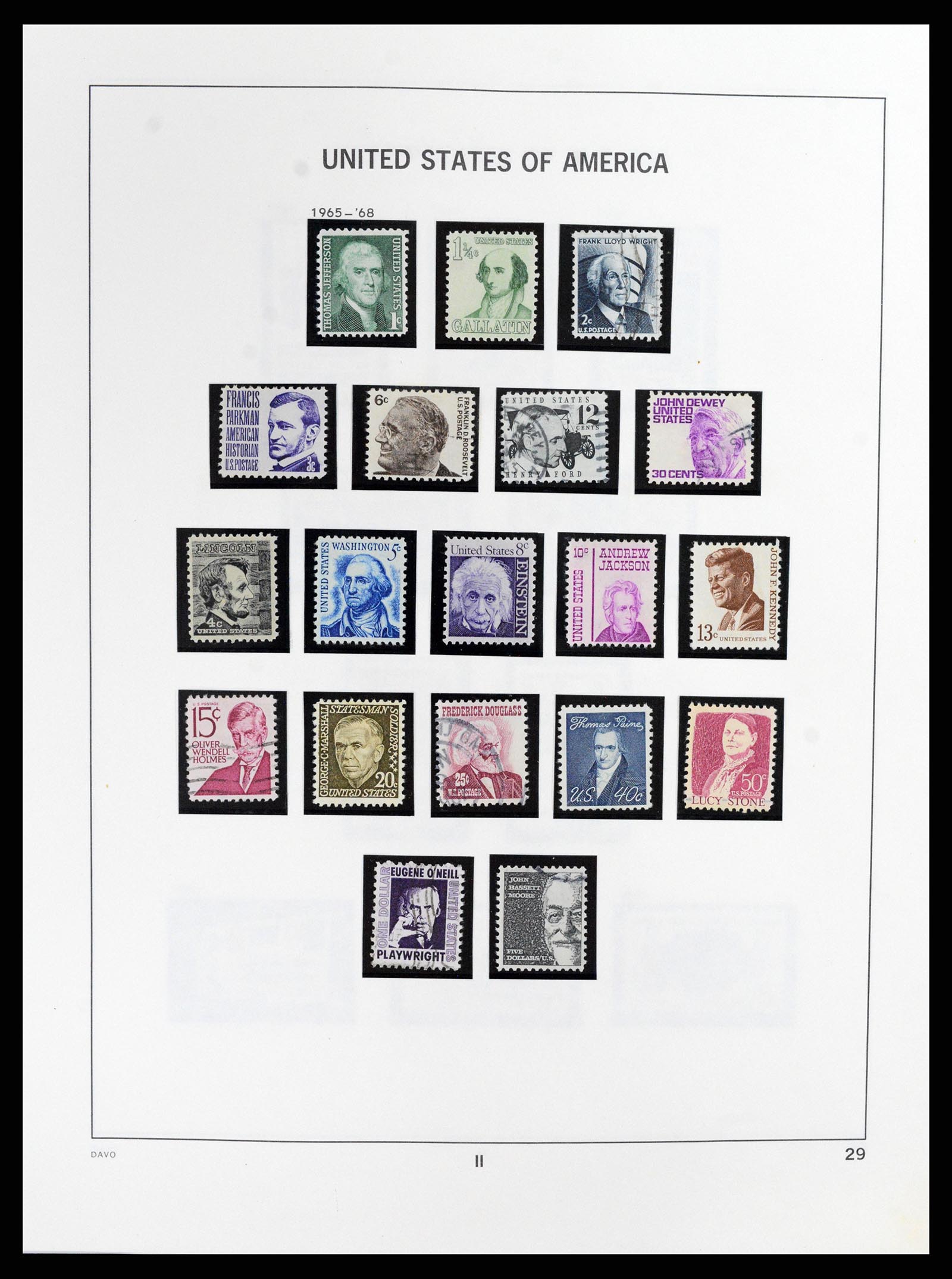 37357 033 - Stamp collection 37357 USA 1945-2009.