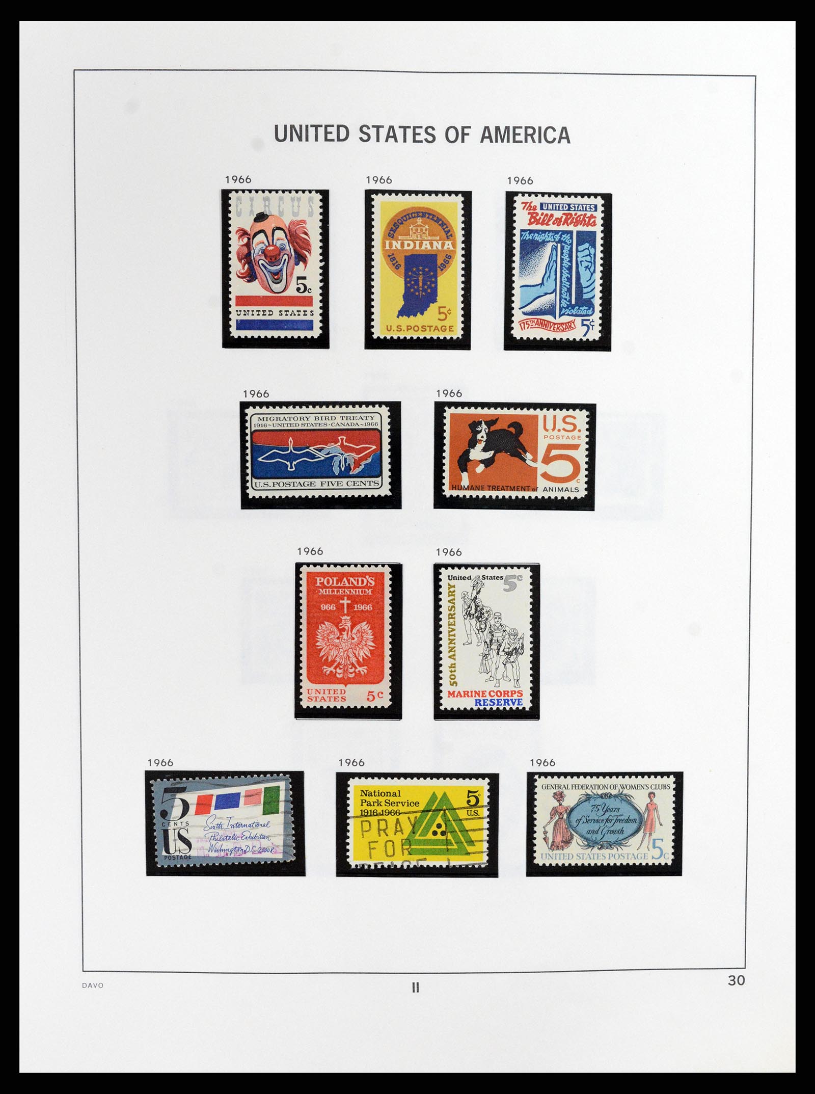 37357 034 - Stamp collection 37357 USA 1945-2009.