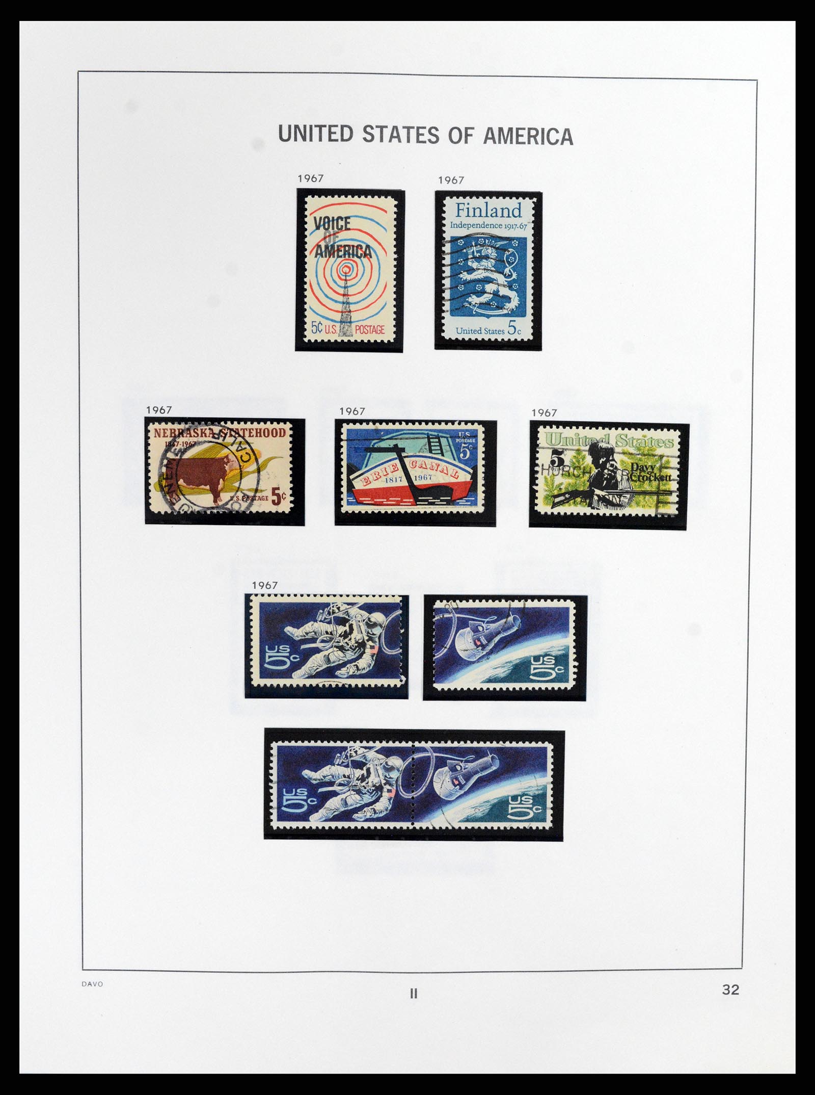 37357 036 - Stamp collection 37357 USA 1945-2009.