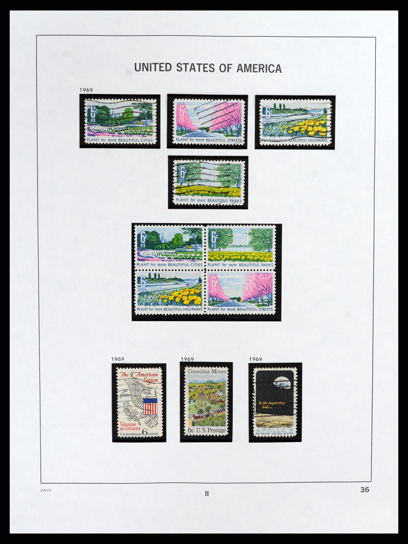 37357 040 - Stamp collection 37357 USA 1945-2009.