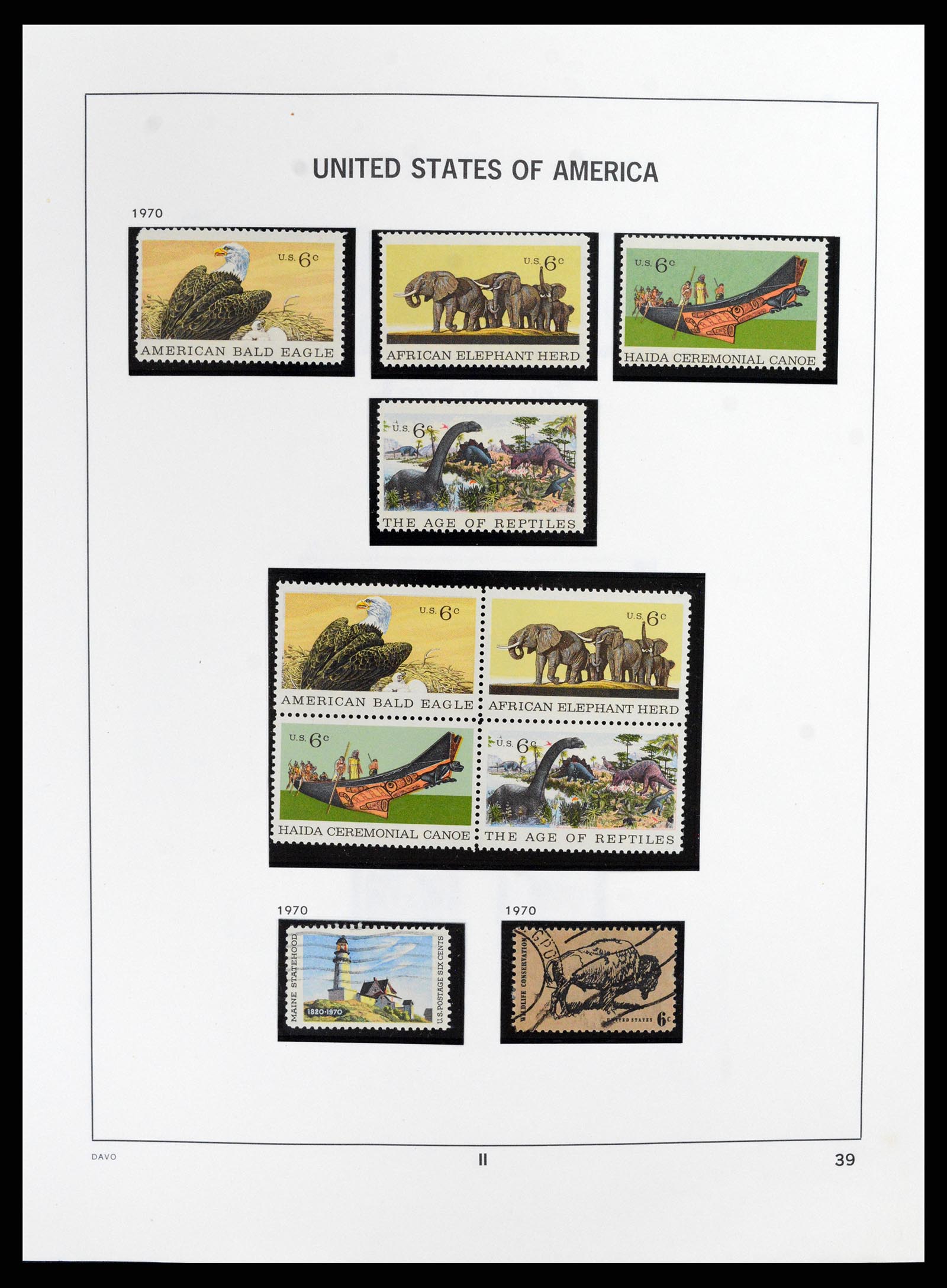 37357 043 - Stamp collection 37357 USA 1945-2009.