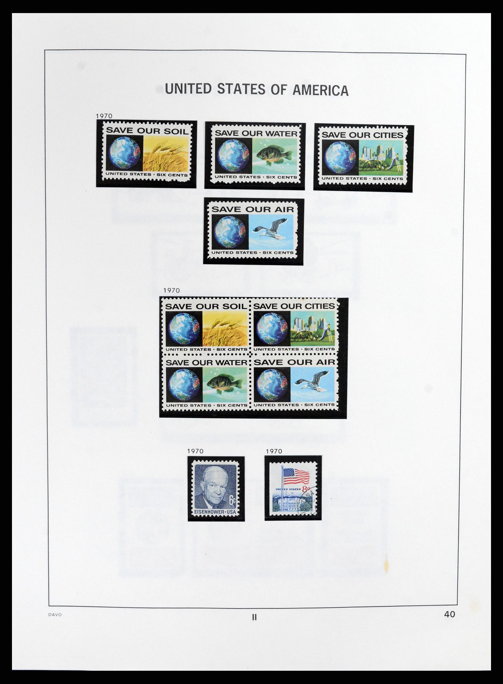 37357 044 - Stamp collection 37357 USA 1945-2009.
