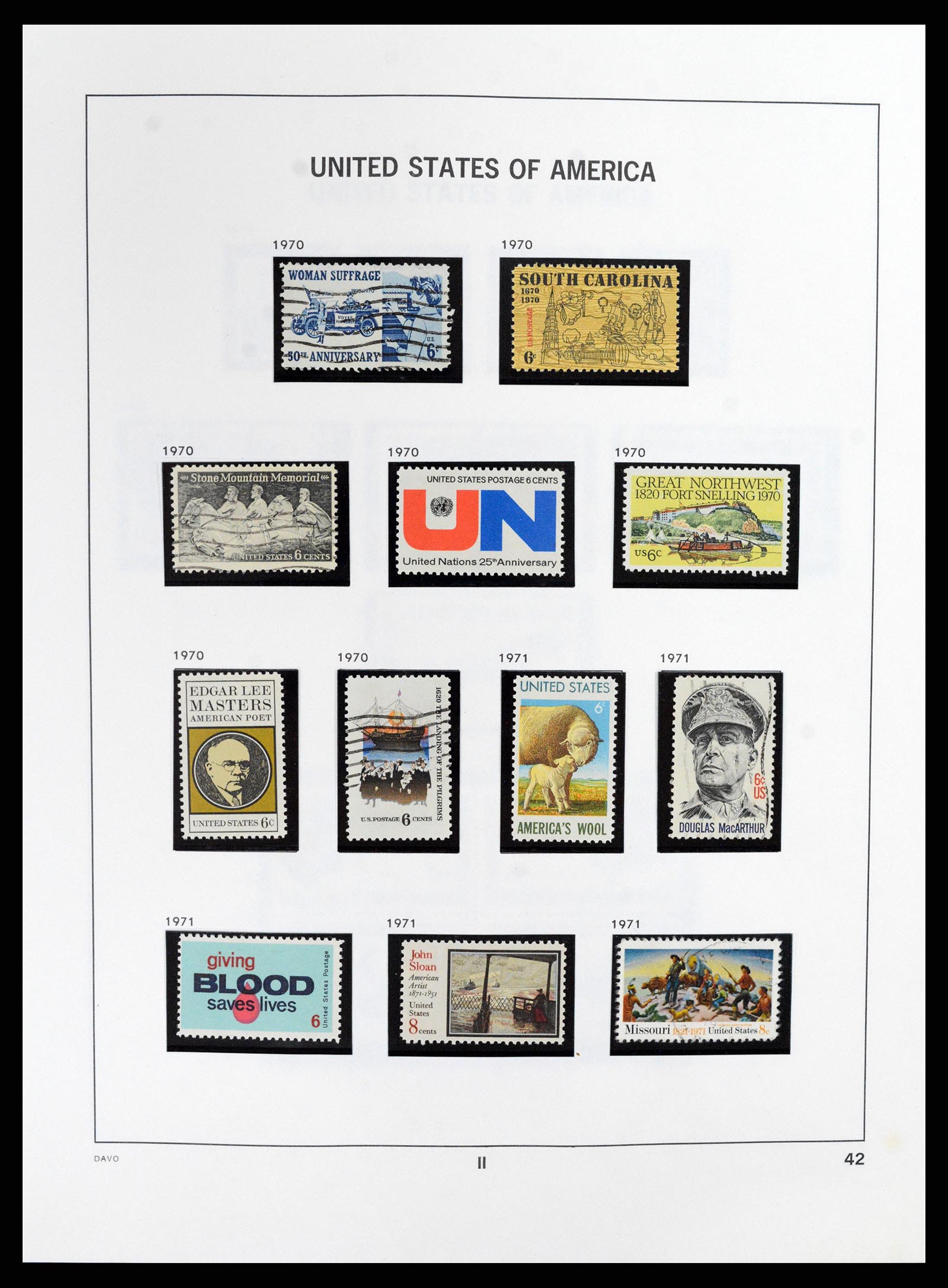 37357 046 - Stamp collection 37357 USA 1945-2009.
