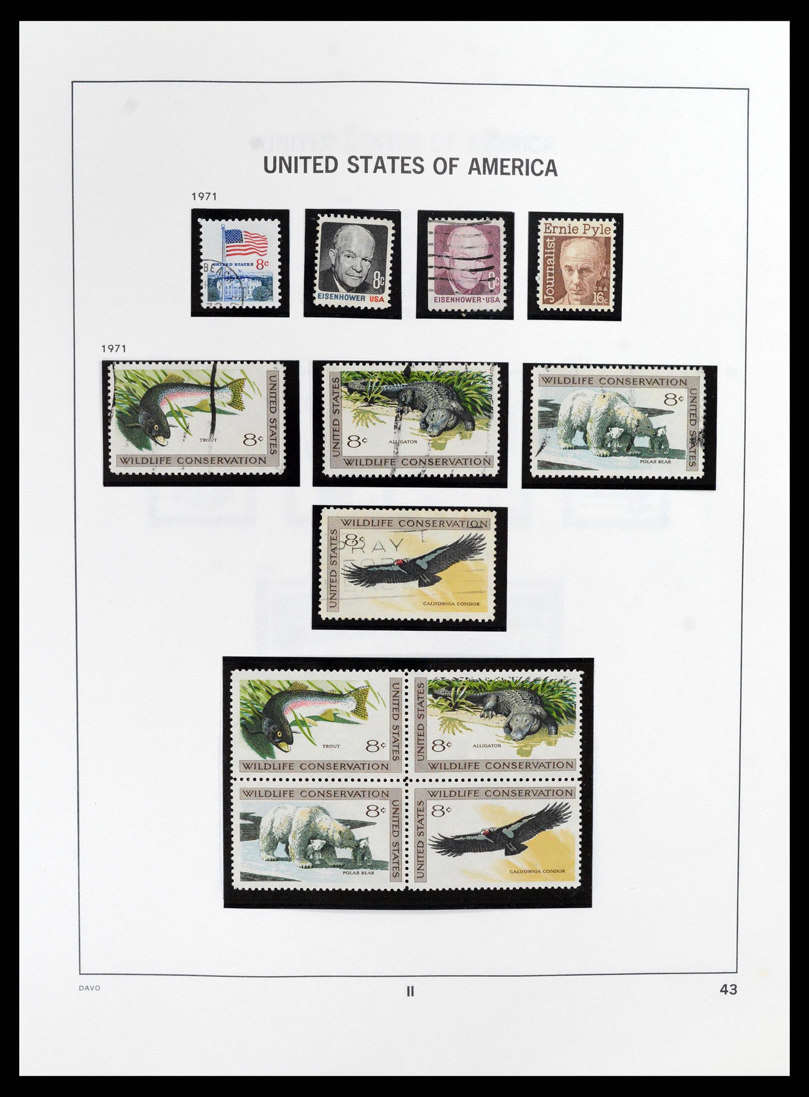 37357 047 - Stamp collection 37357 USA 1945-2009.