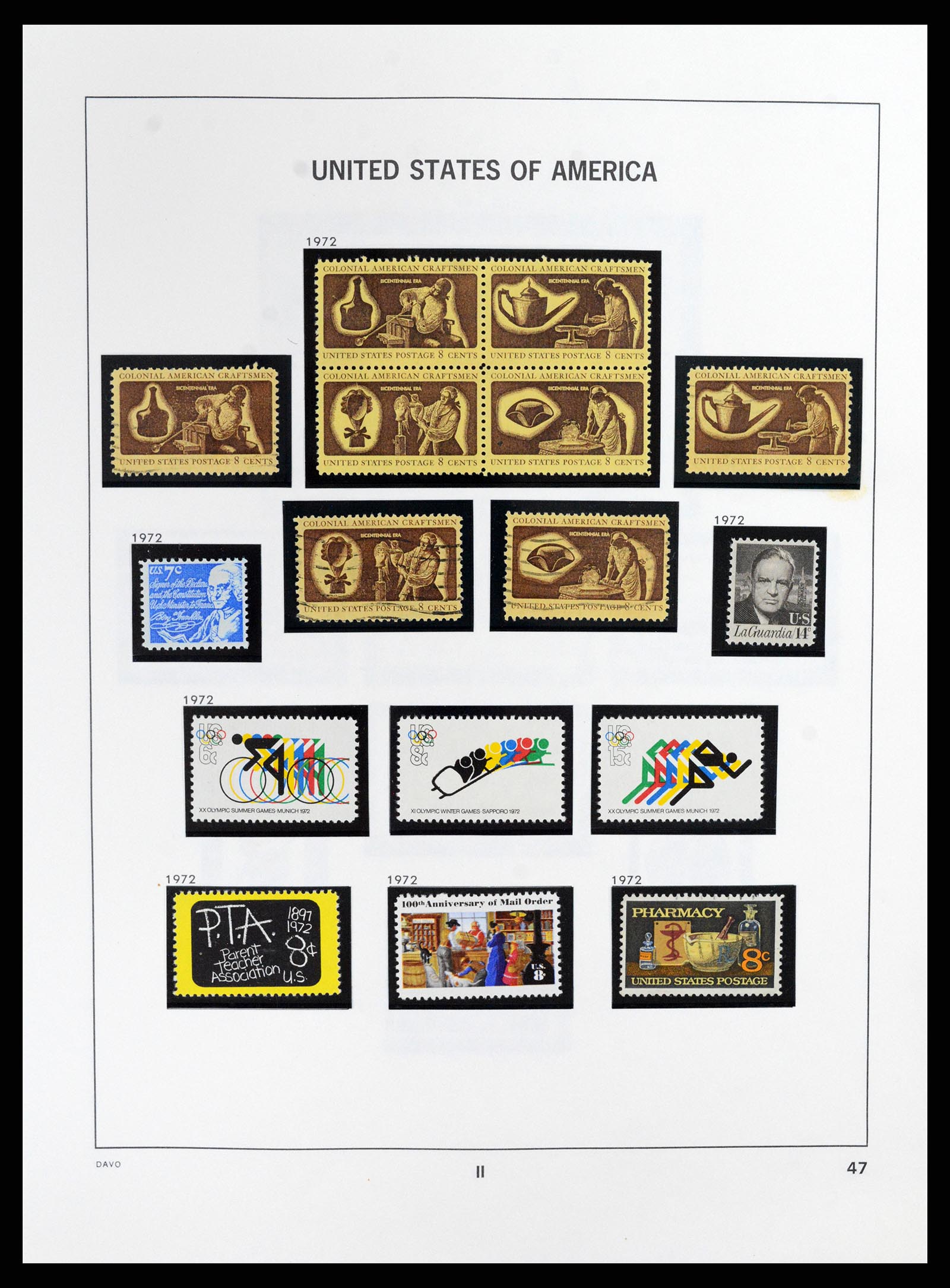 37357 051 - Stamp collection 37357 USA 1945-2009.