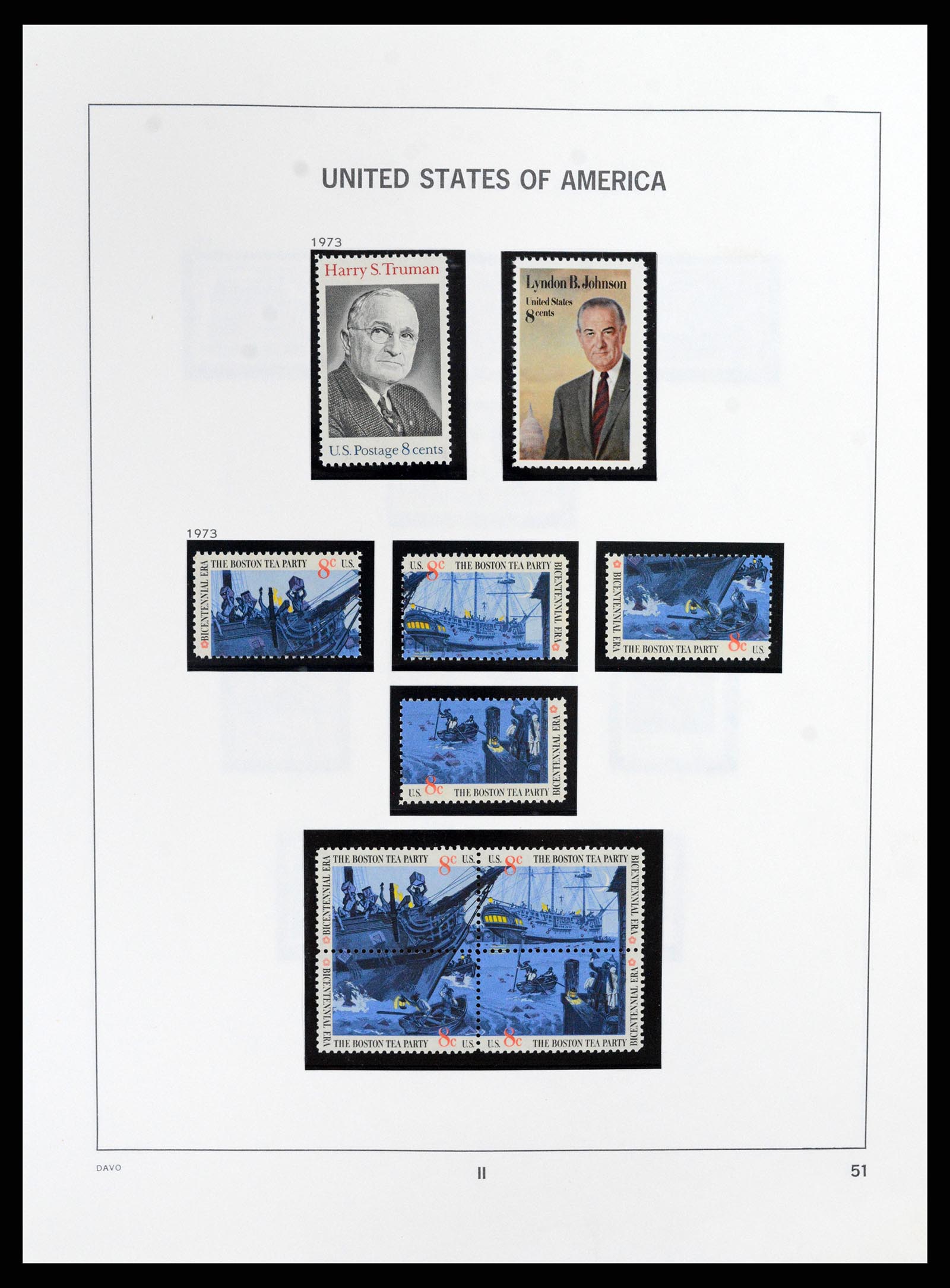 37357 055 - Stamp collection 37357 USA 1945-2009.