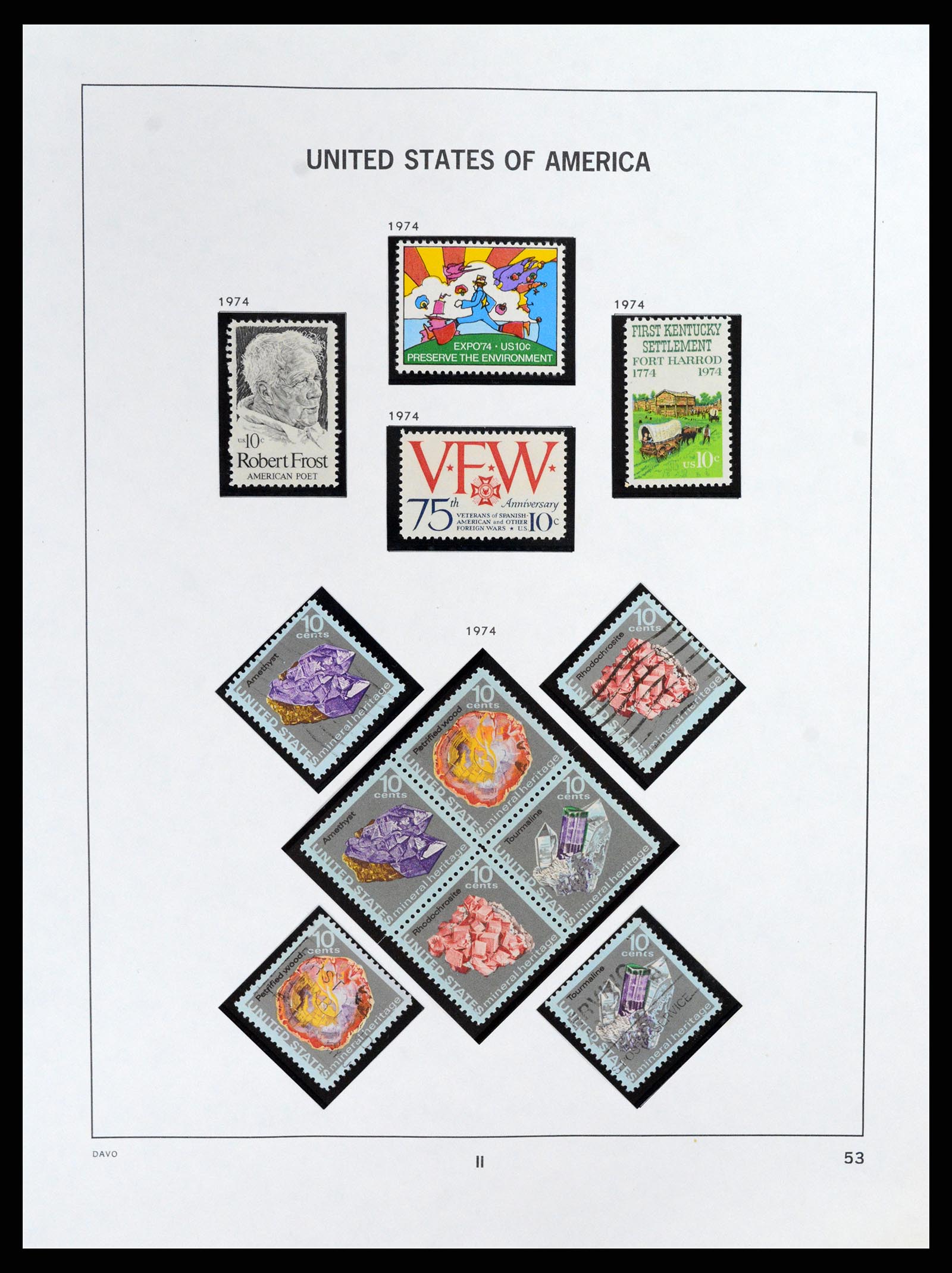 37357 057 - Stamp collection 37357 USA 1945-2009.