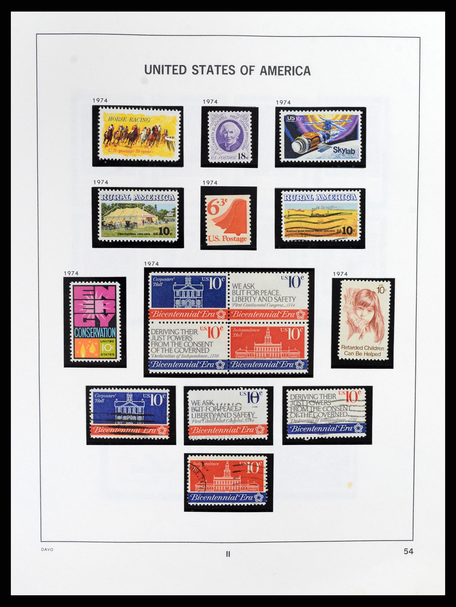 37357 058 - Stamp collection 37357 USA 1945-2009.
