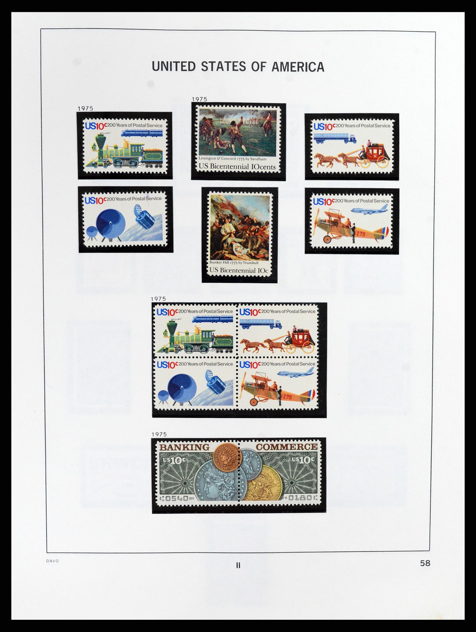 37357 062 - Stamp collection 37357 USA 1945-2009.