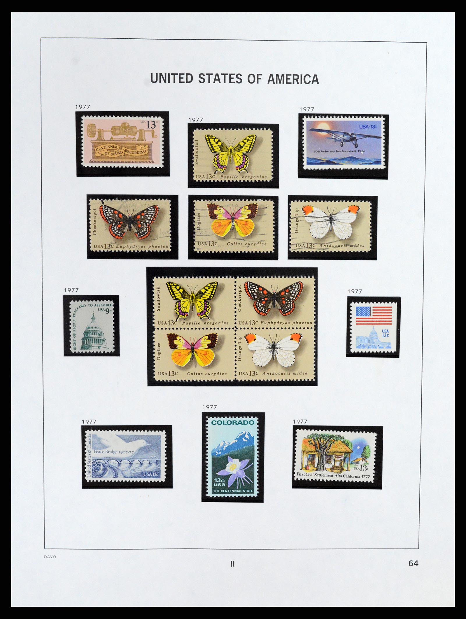 37357 068 - Stamp collection 37357 USA 1945-2009.