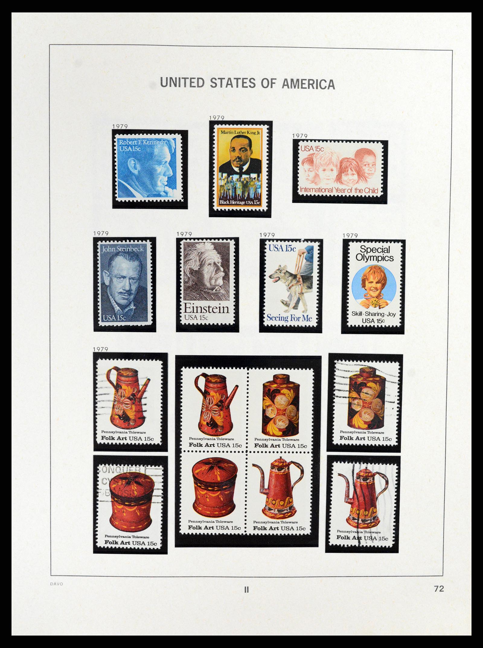 37357 076 - Stamp collection 37357 USA 1945-2009.