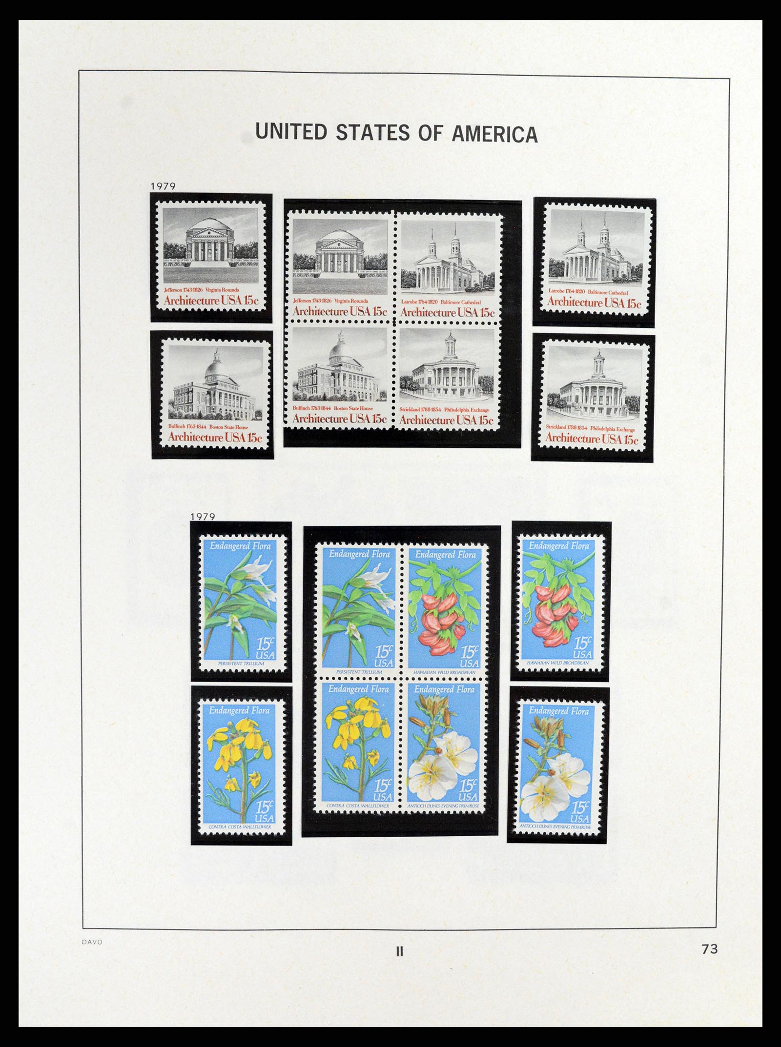 37357 077 - Stamp collection 37357 USA 1945-2009.