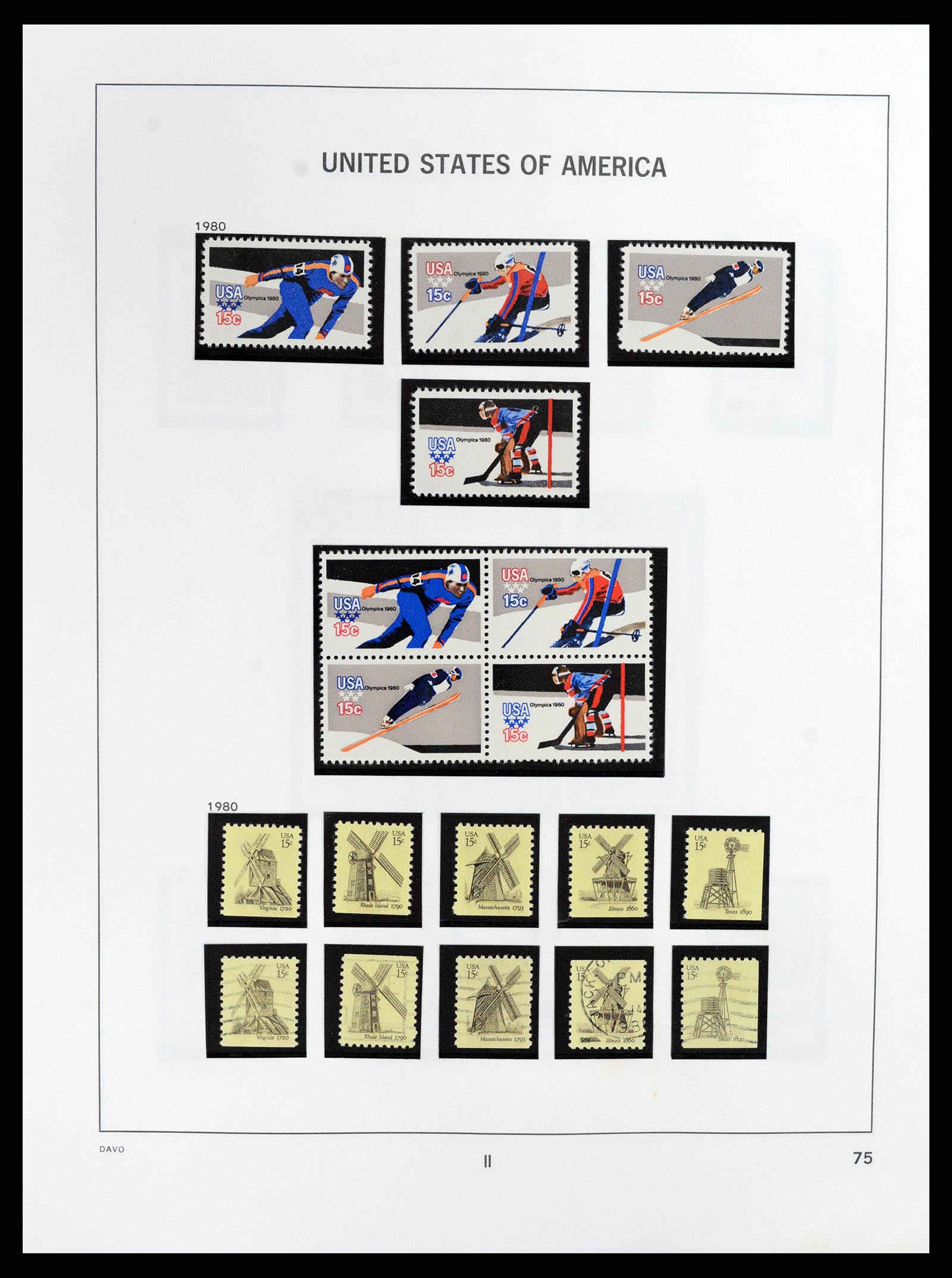 37357 079 - Stamp collection 37357 USA 1945-2009.