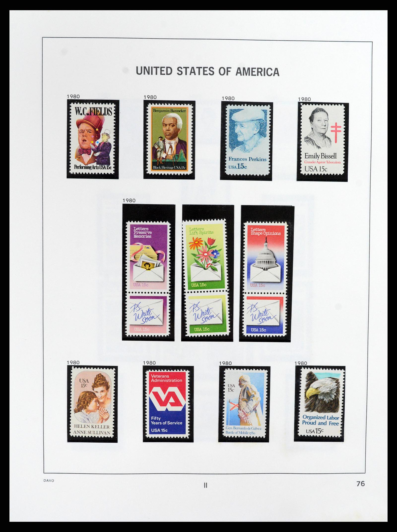 37357 080 - Stamp collection 37357 USA 1945-2009.