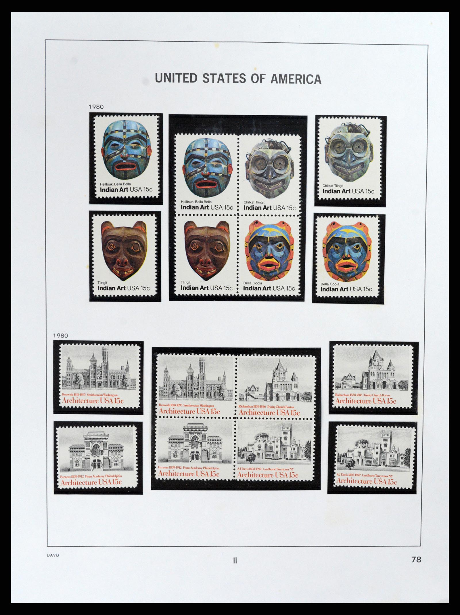 37357 082 - Stamp collection 37357 USA 1945-2009.