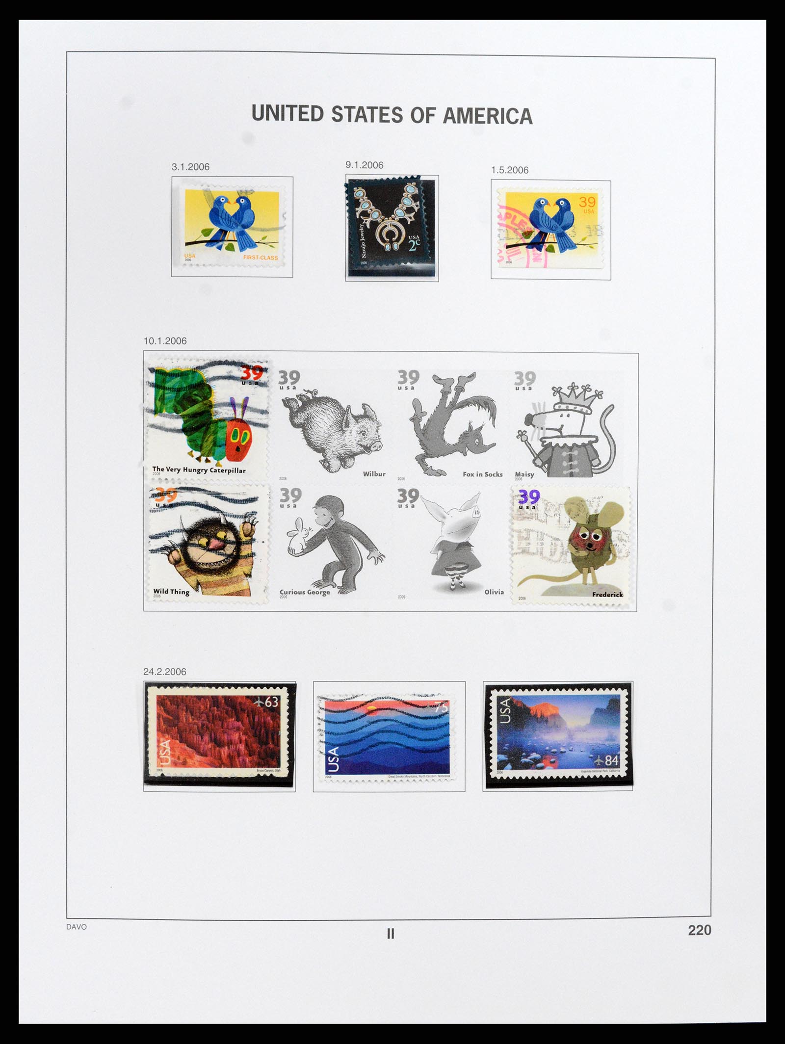 37357 083 - Stamp collection 37357 USA 1945-2009.
