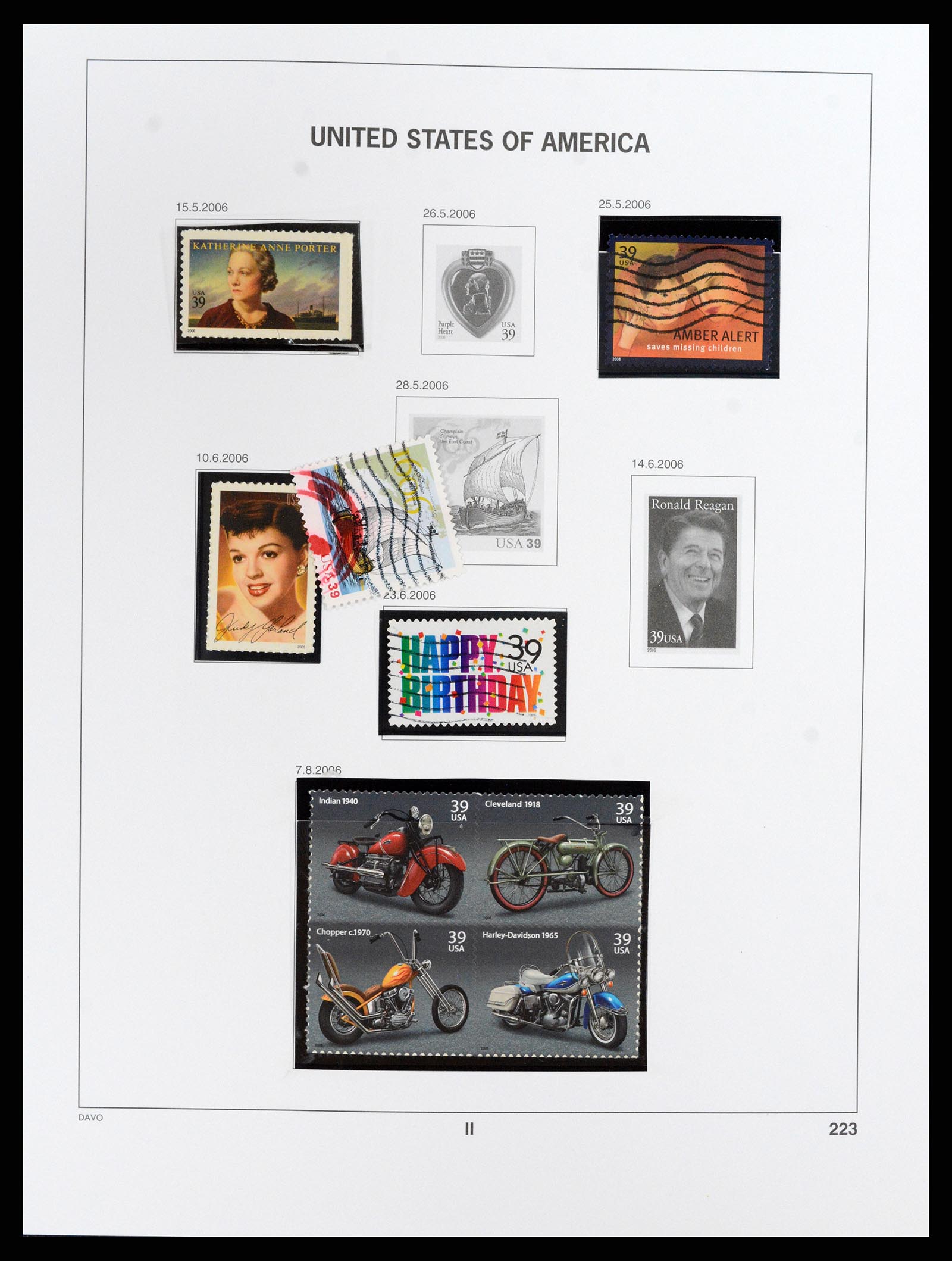 37357 086 - Stamp collection 37357 USA 1945-2009.