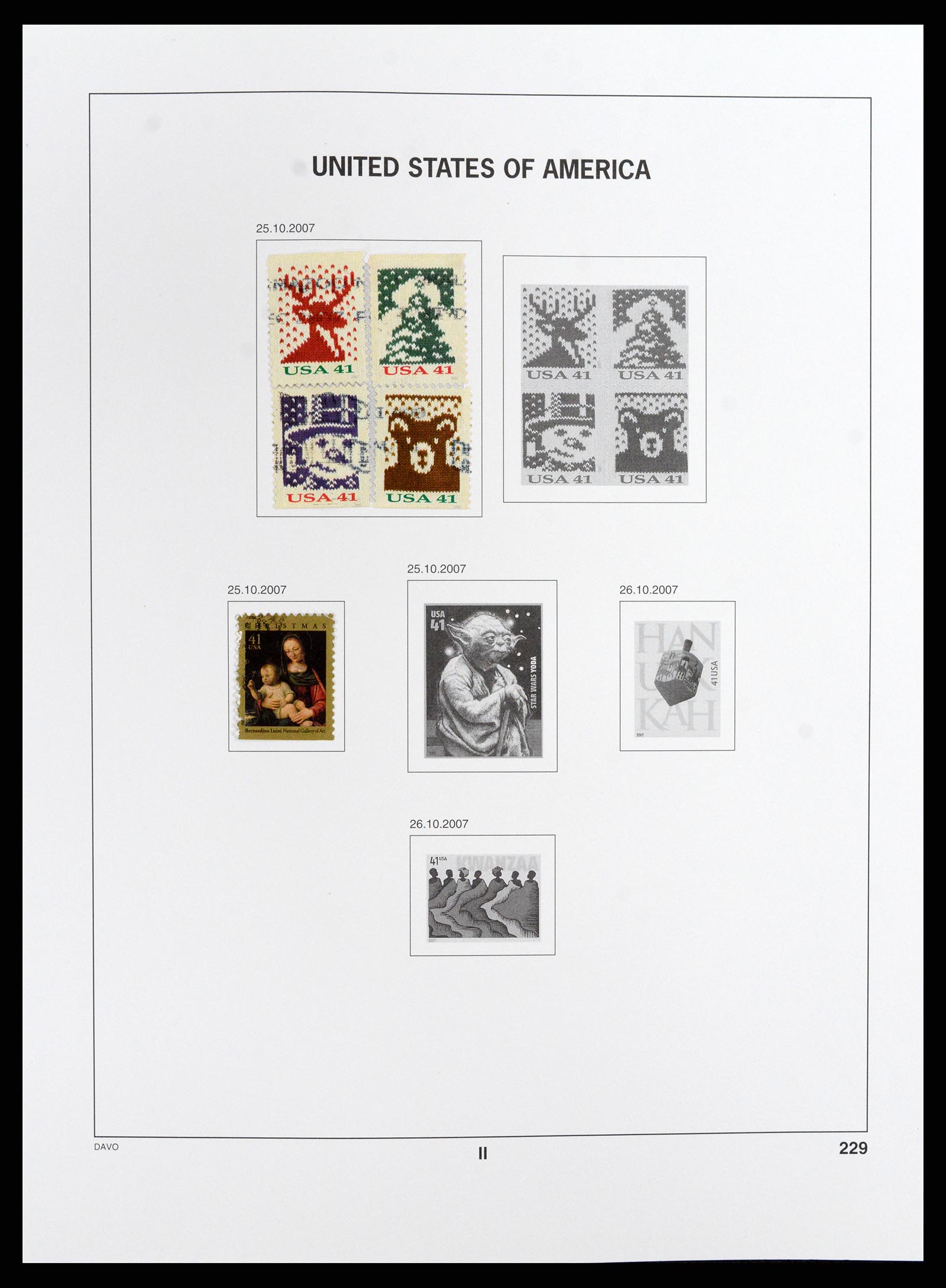 37357 092 - Stamp collection 37357 USA 1945-2009.