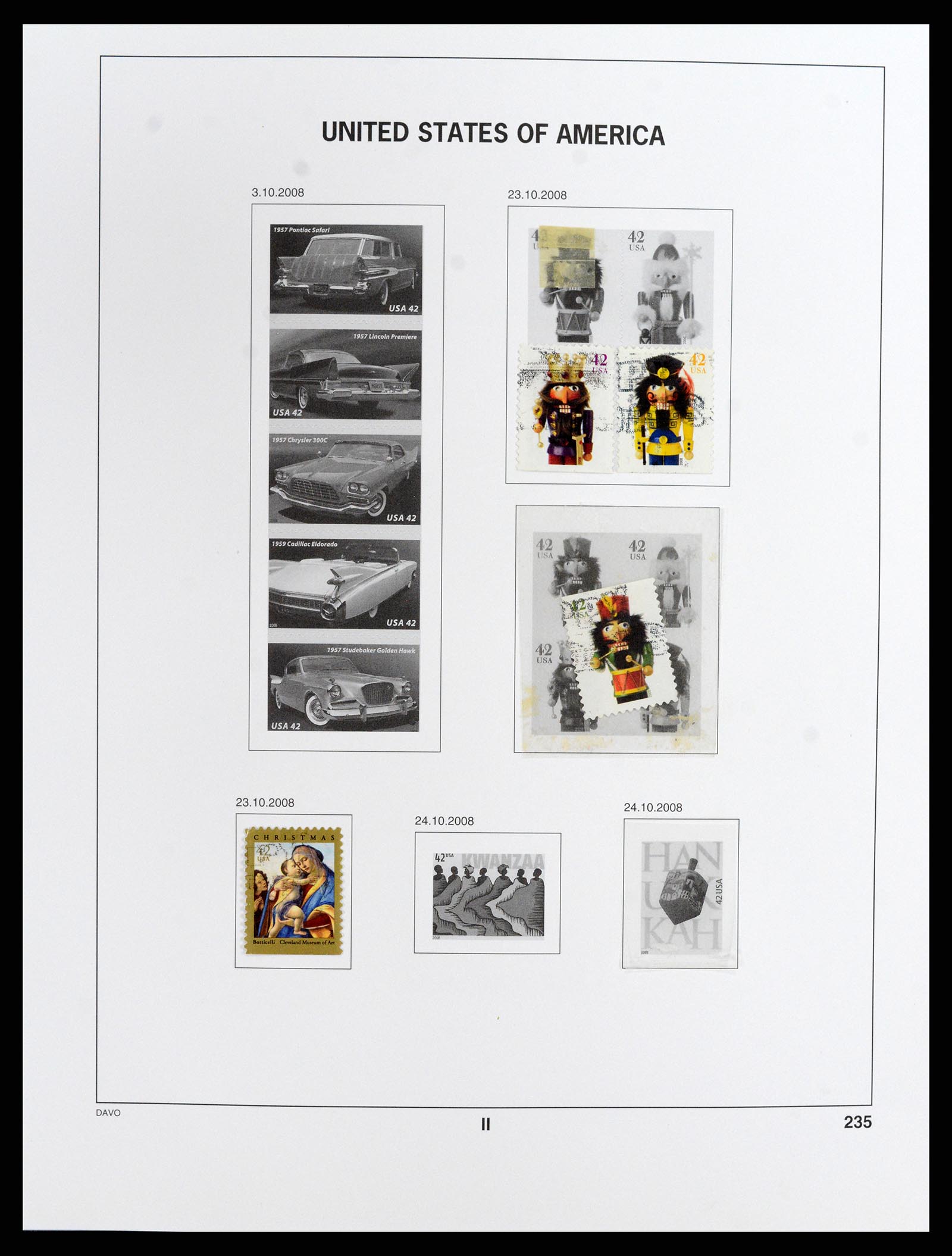 37357 098 - Stamp collection 37357 USA 1945-2009.