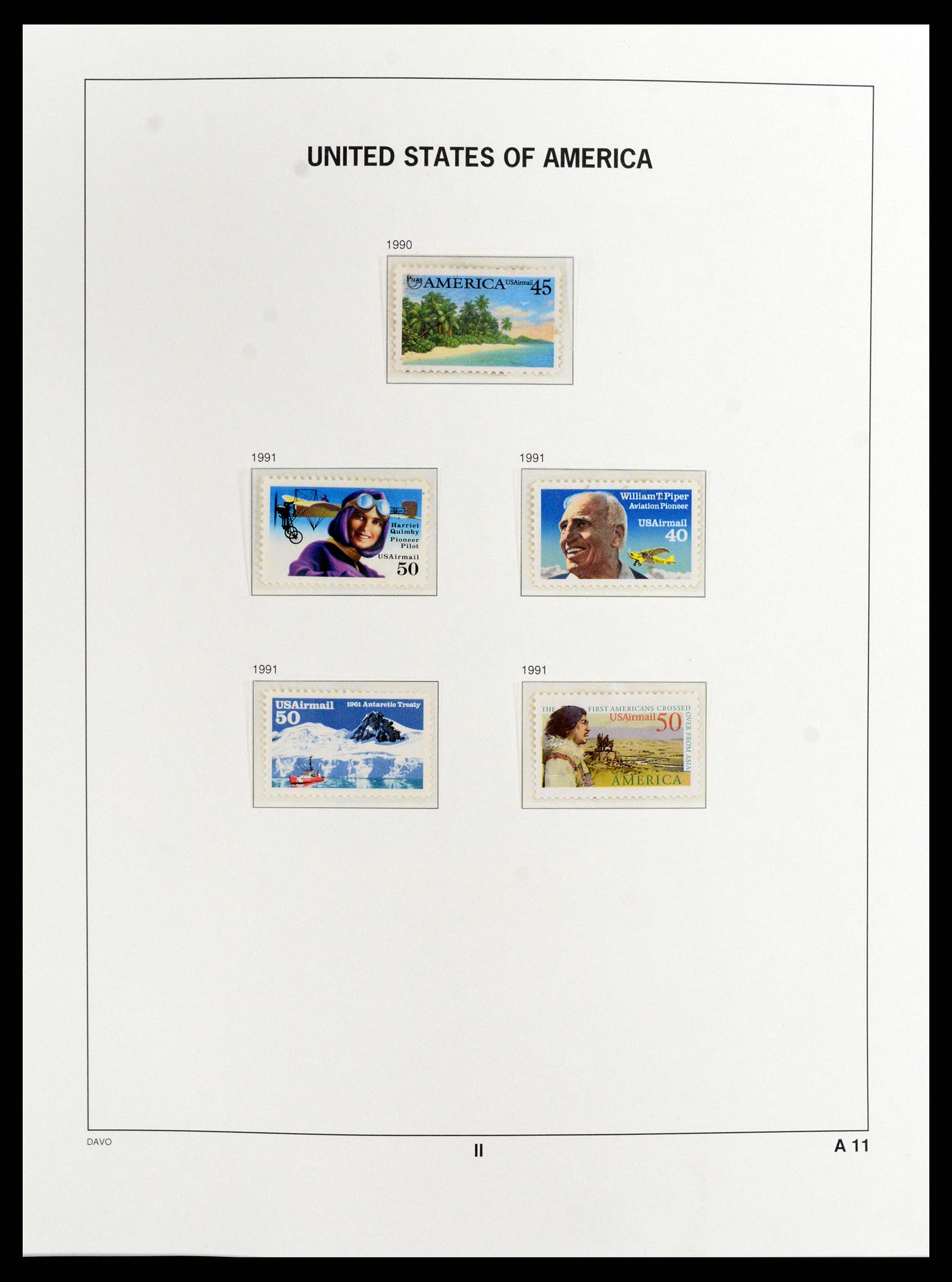 37357 105 - Stamp collection 37357 USA 1945-2009.