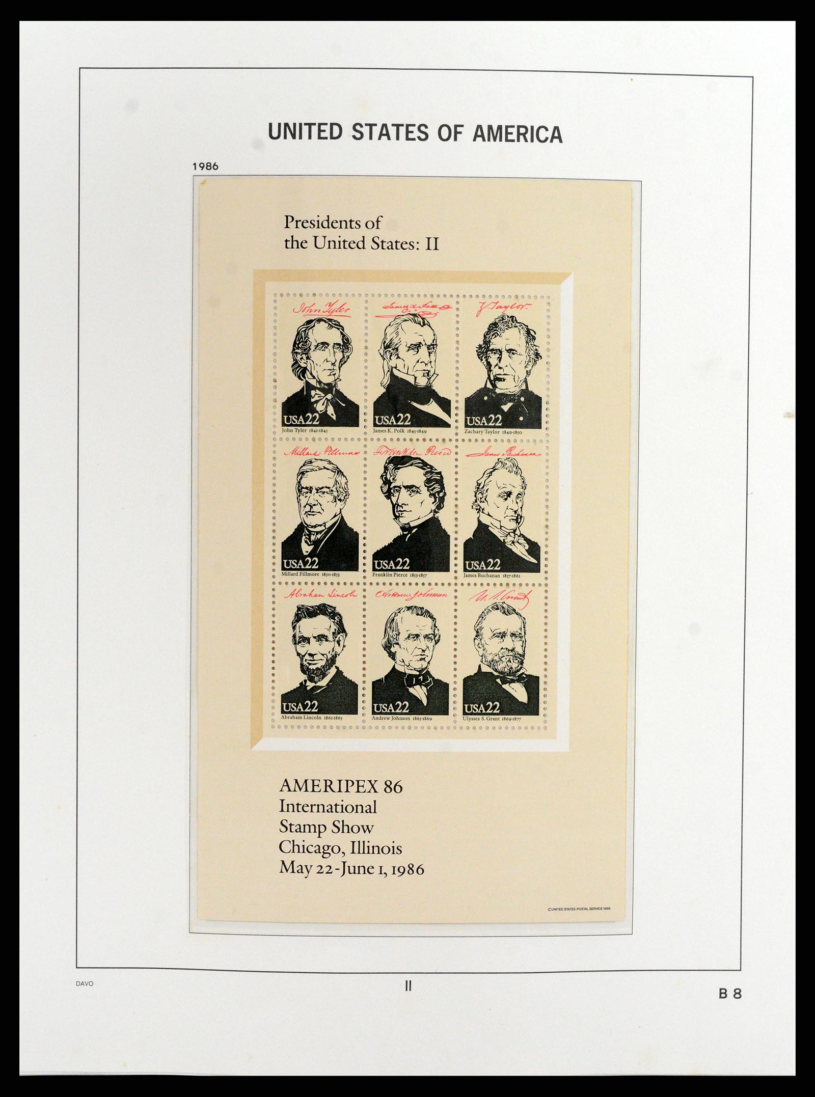 37357 107 - Stamp collection 37357 USA 1945-2009.