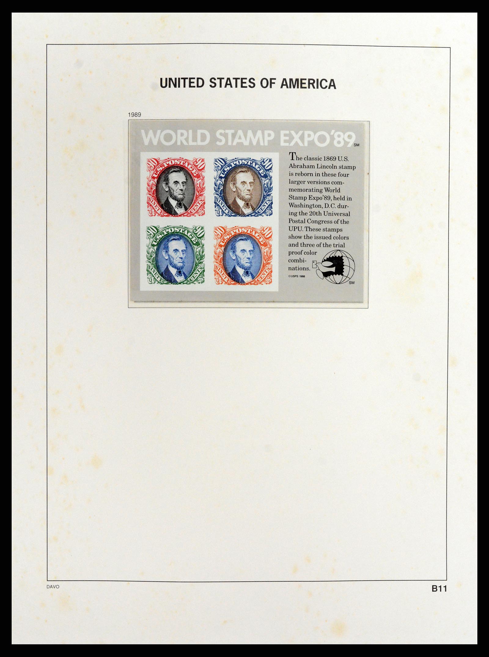 37357 110 - Stamp collection 37357 USA 1945-2009.