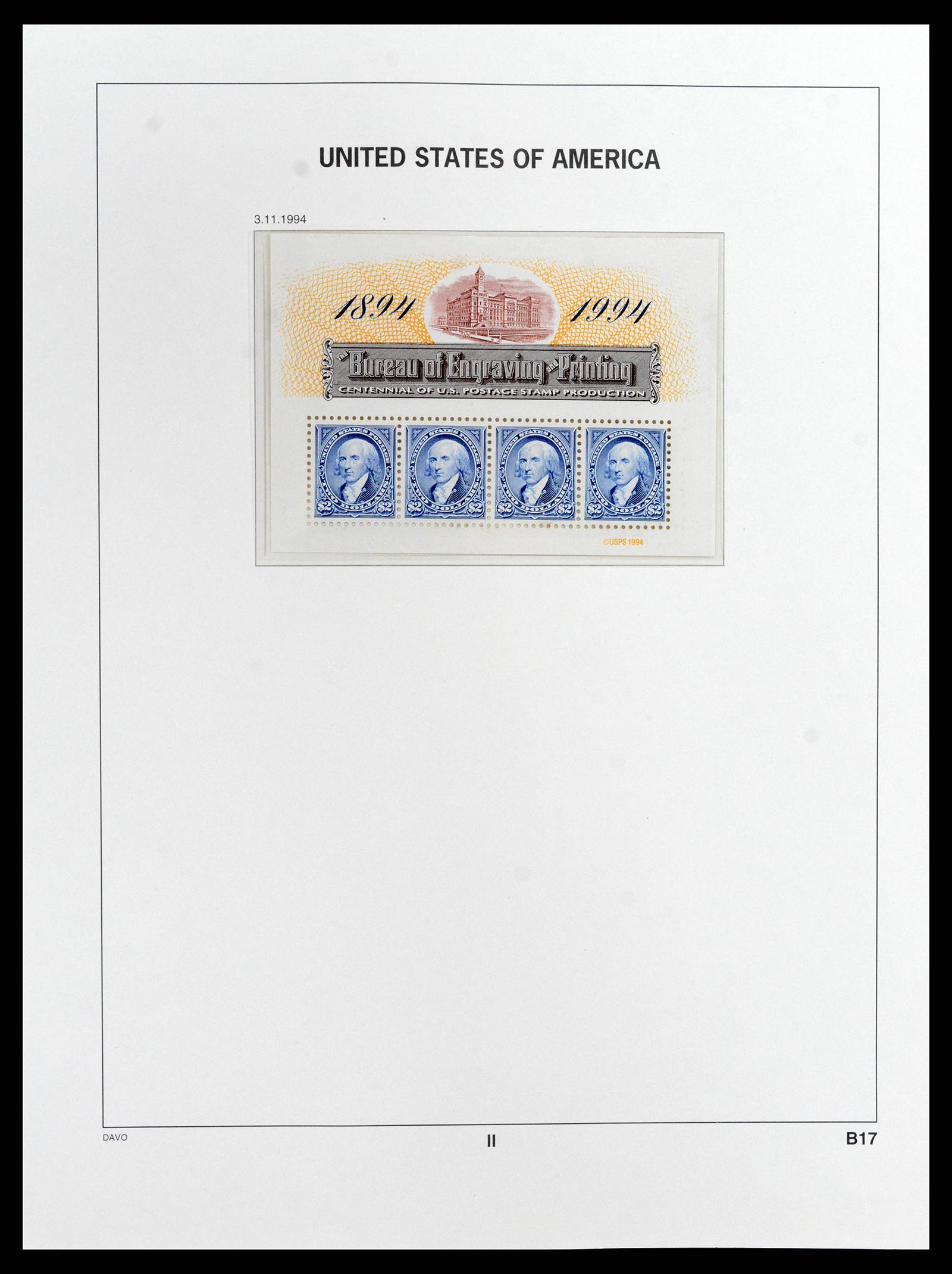 37357 116 - Stamp collection 37357 USA 1945-2009.
