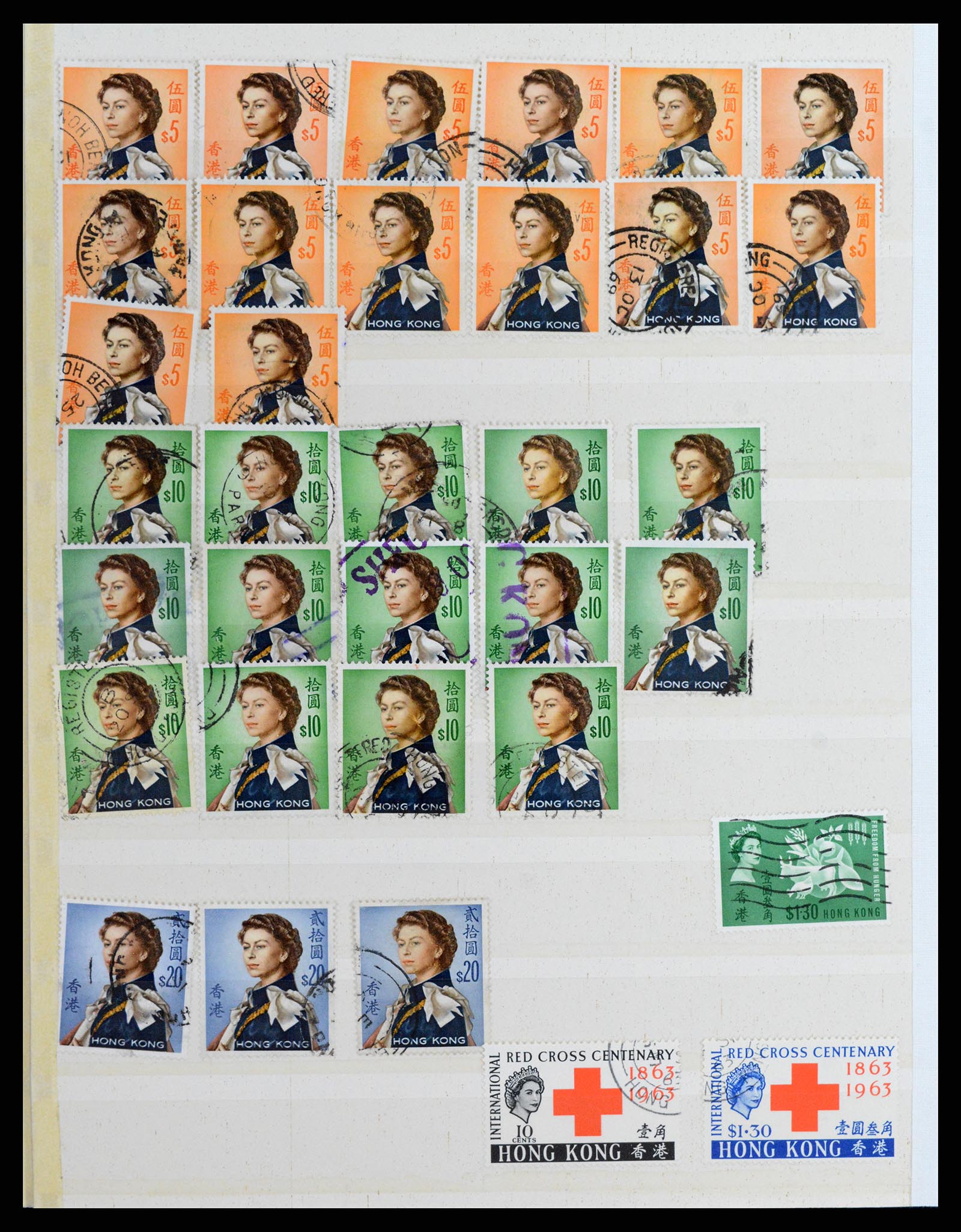 37358 018 - Postzegelverzameling 37358 Hongkong 1861-1997.