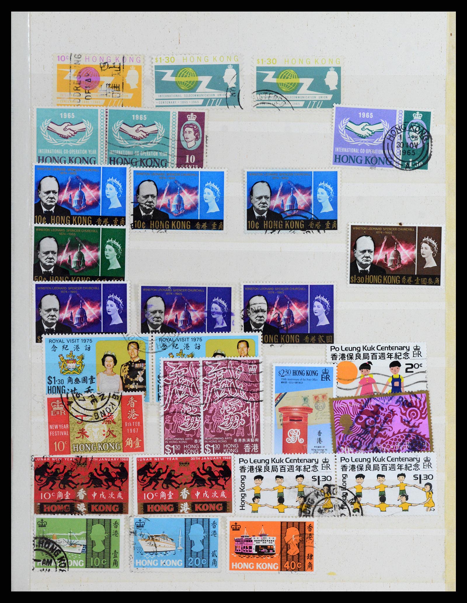 37358 019 - Postzegelverzameling 37358 Hongkong 1861-1997.