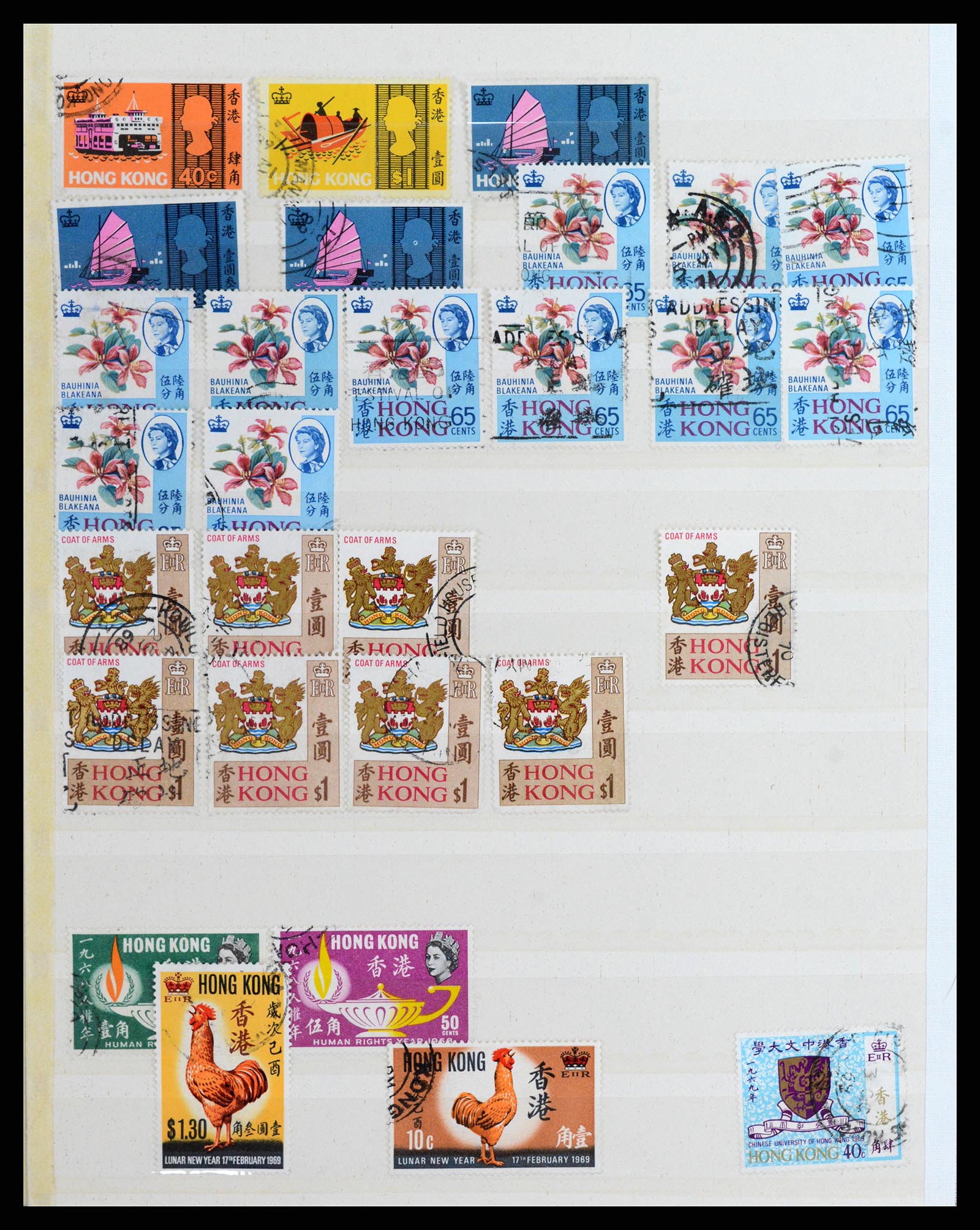 37358 020 - Postzegelverzameling 37358 Hongkong 1861-1997.
