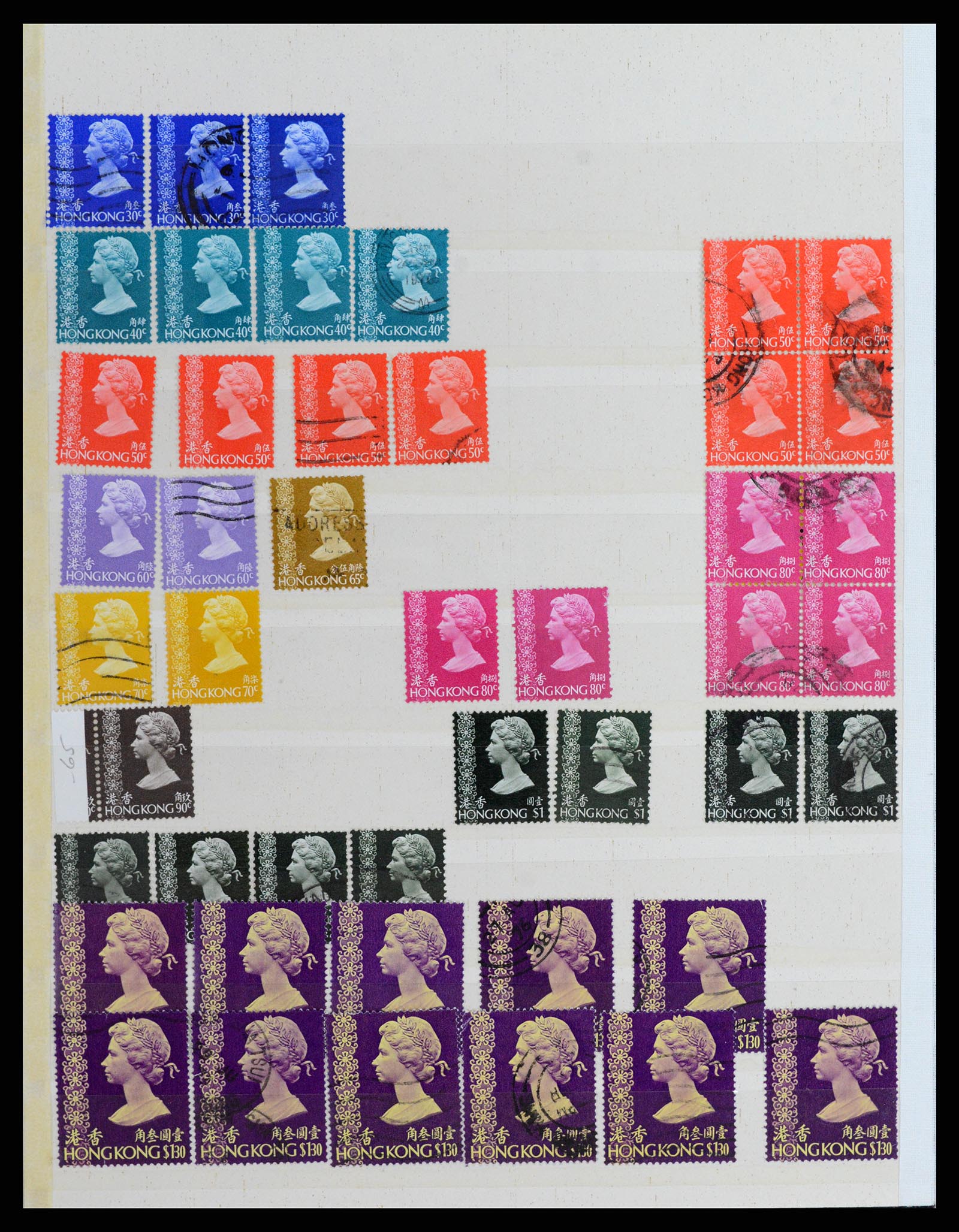 37358 022 - Postzegelverzameling 37358 Hongkong 1861-1997.