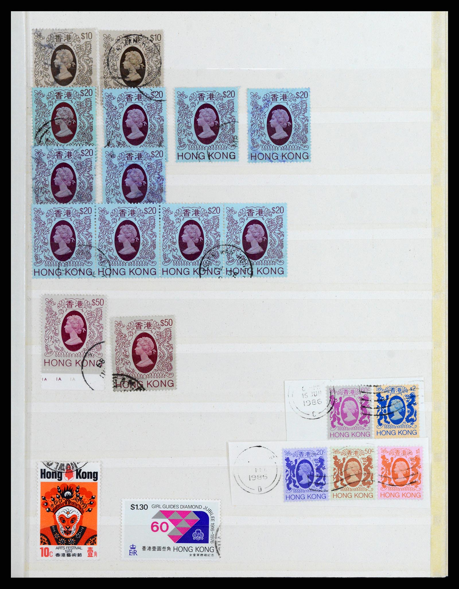 37358 025 - Postzegelverzameling 37358 Hongkong 1861-1997.